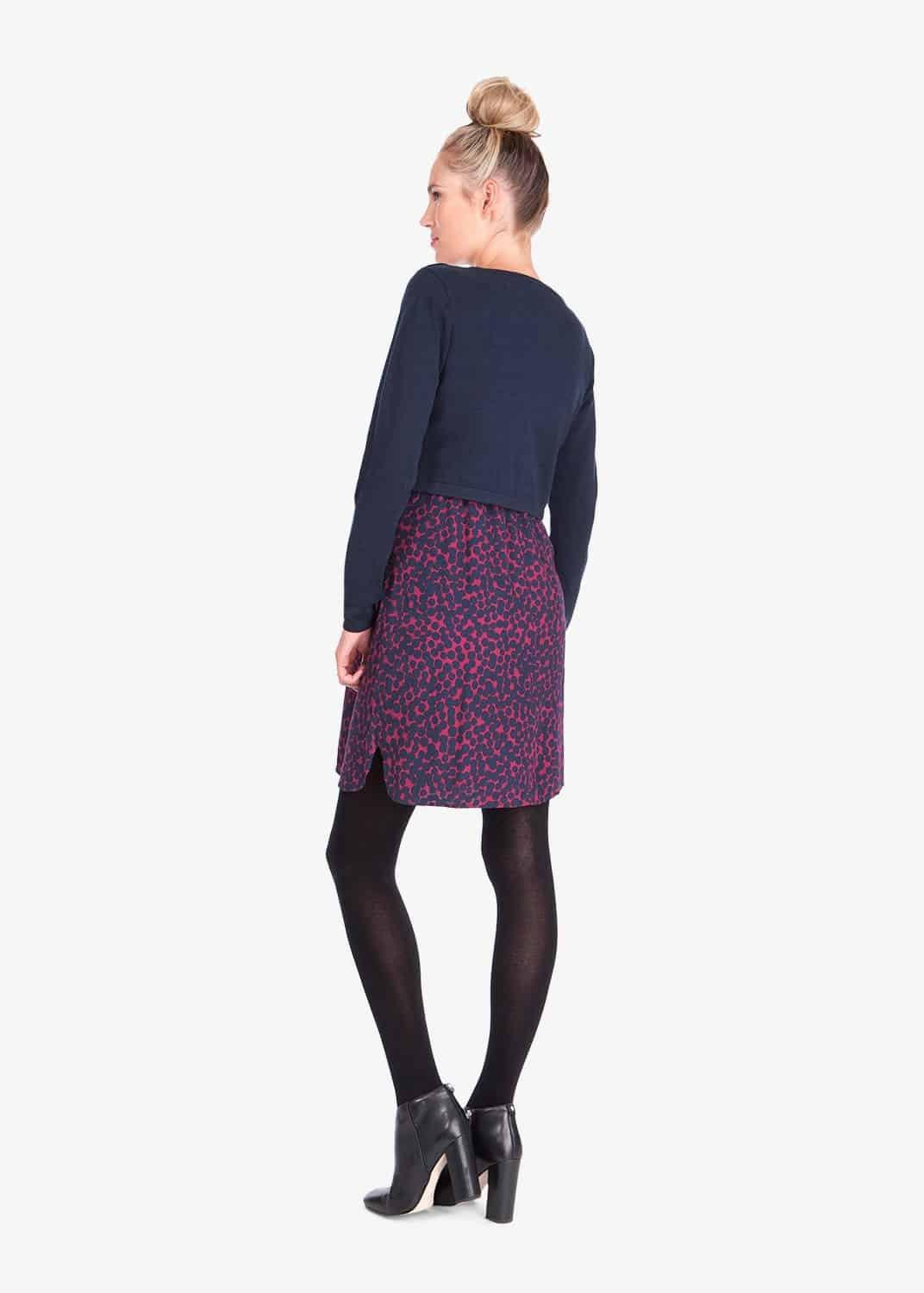Trinity Maternity Knitted Bodice Dress