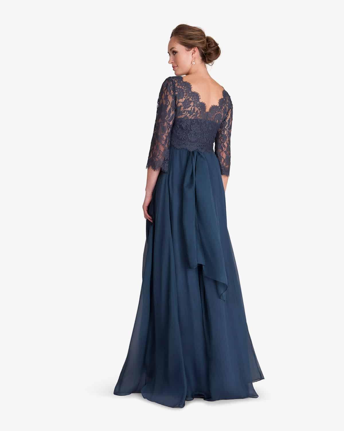 Catherine Maternity Lace Bodice Maxi Dress