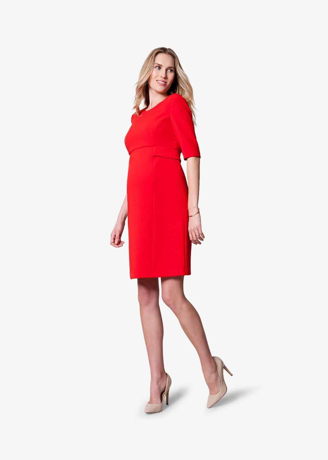 Fancesca Maternity Peplum Dress