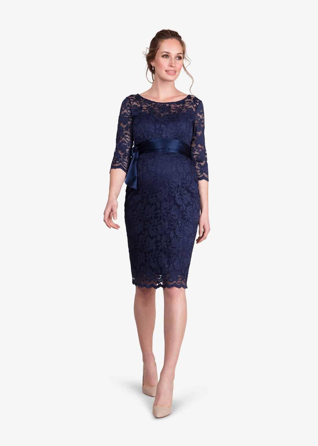 Seraphine Maternity Lace Cocktail Dress