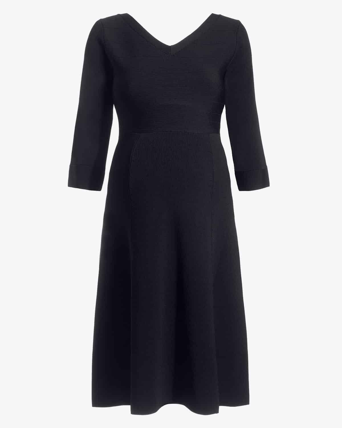 Christine Maternity Low Back Flared Dress