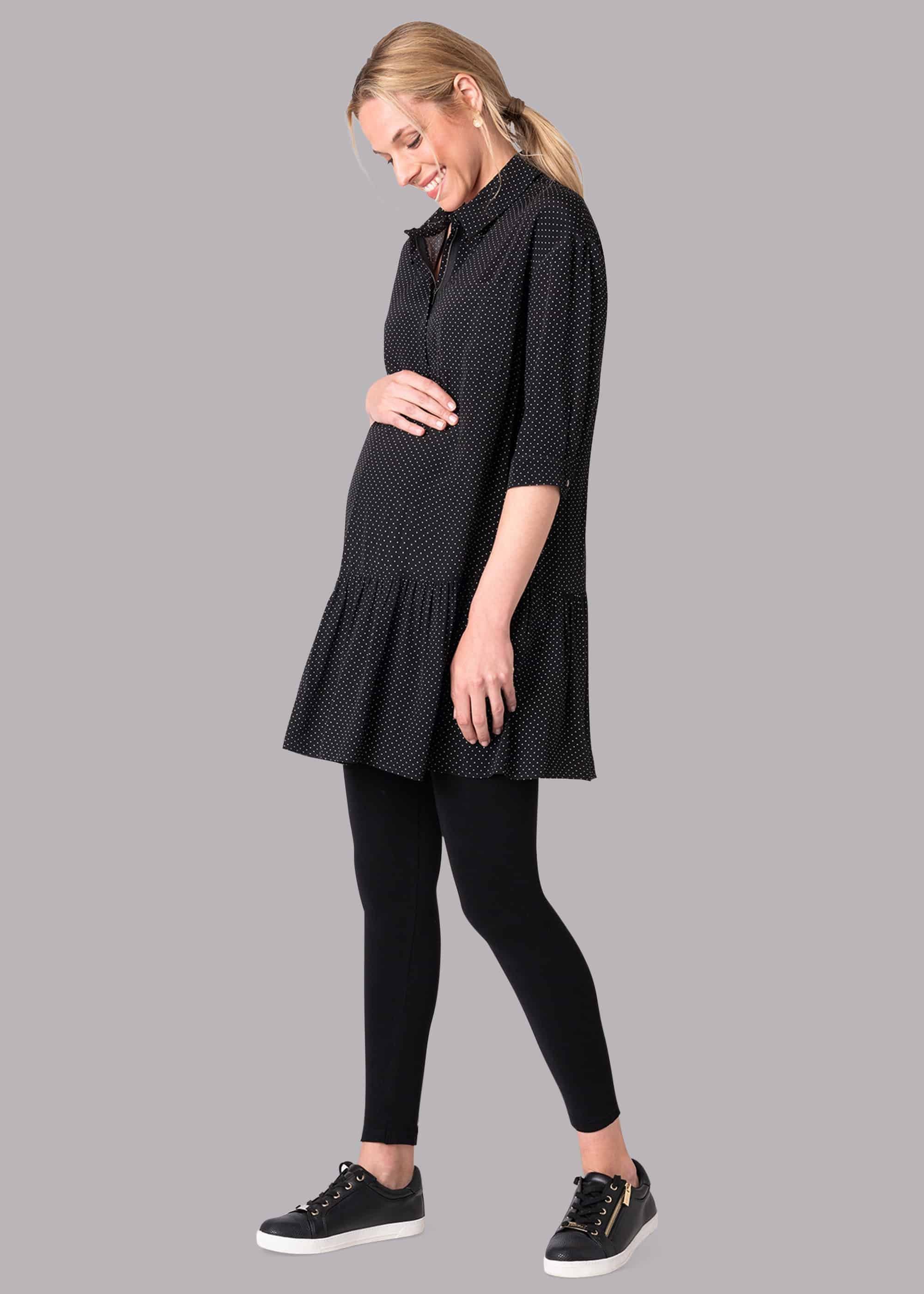 January Dropped Waist Shirt Dress