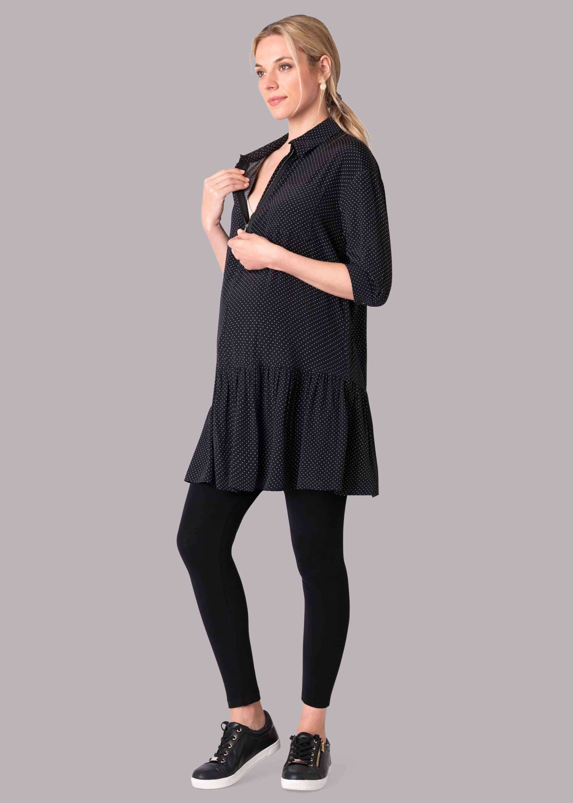 January Dropped Waist Shirt Dress