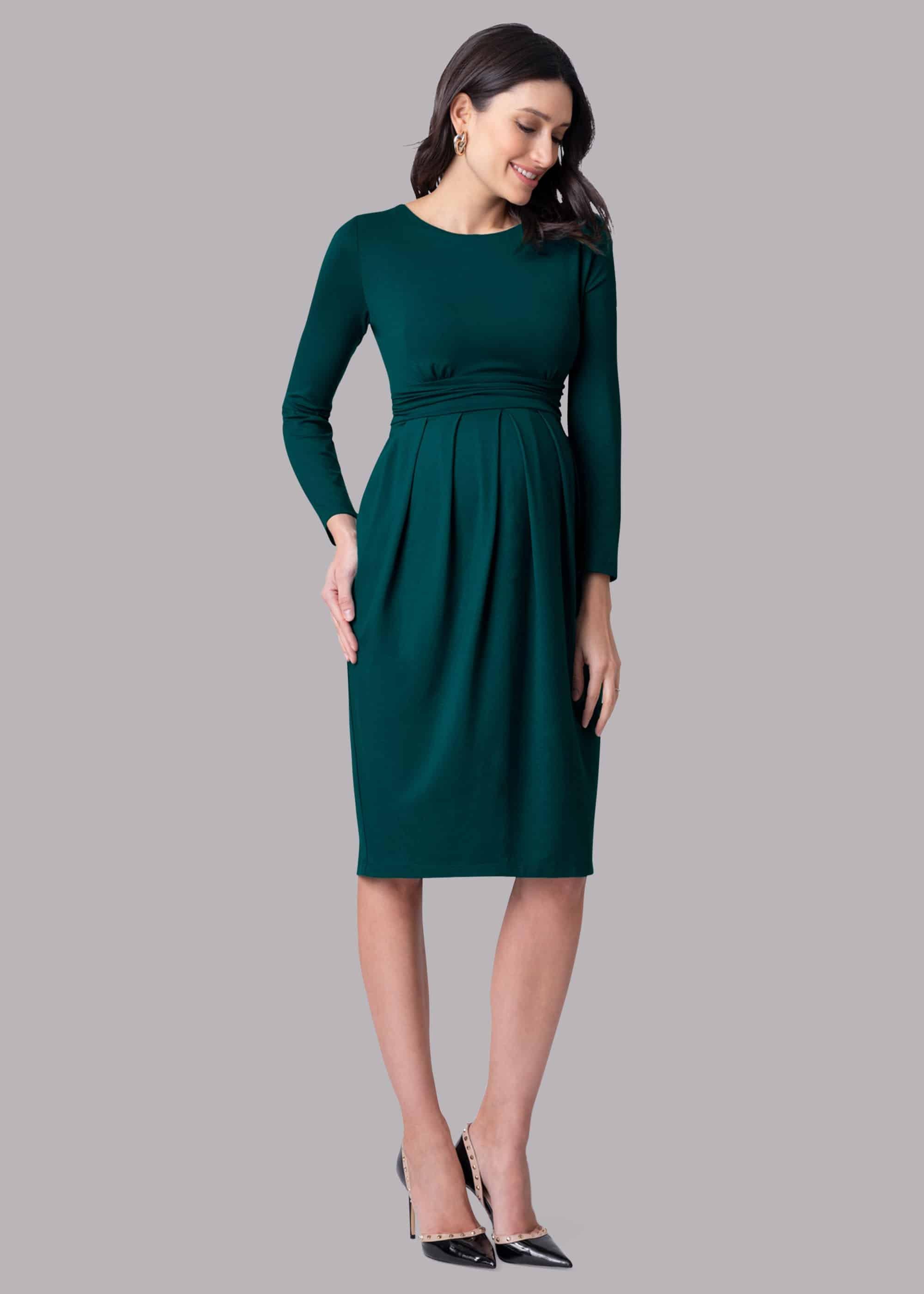 Peaches Pleat Detail Dress