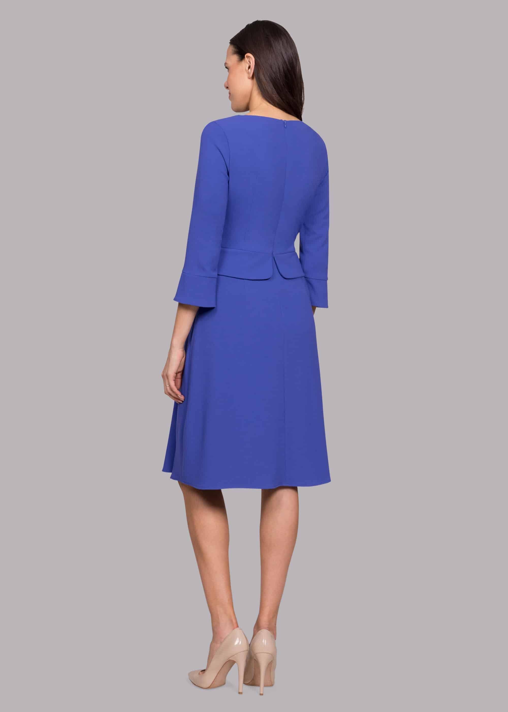 Valerie Square Neck Waist Detail Dress