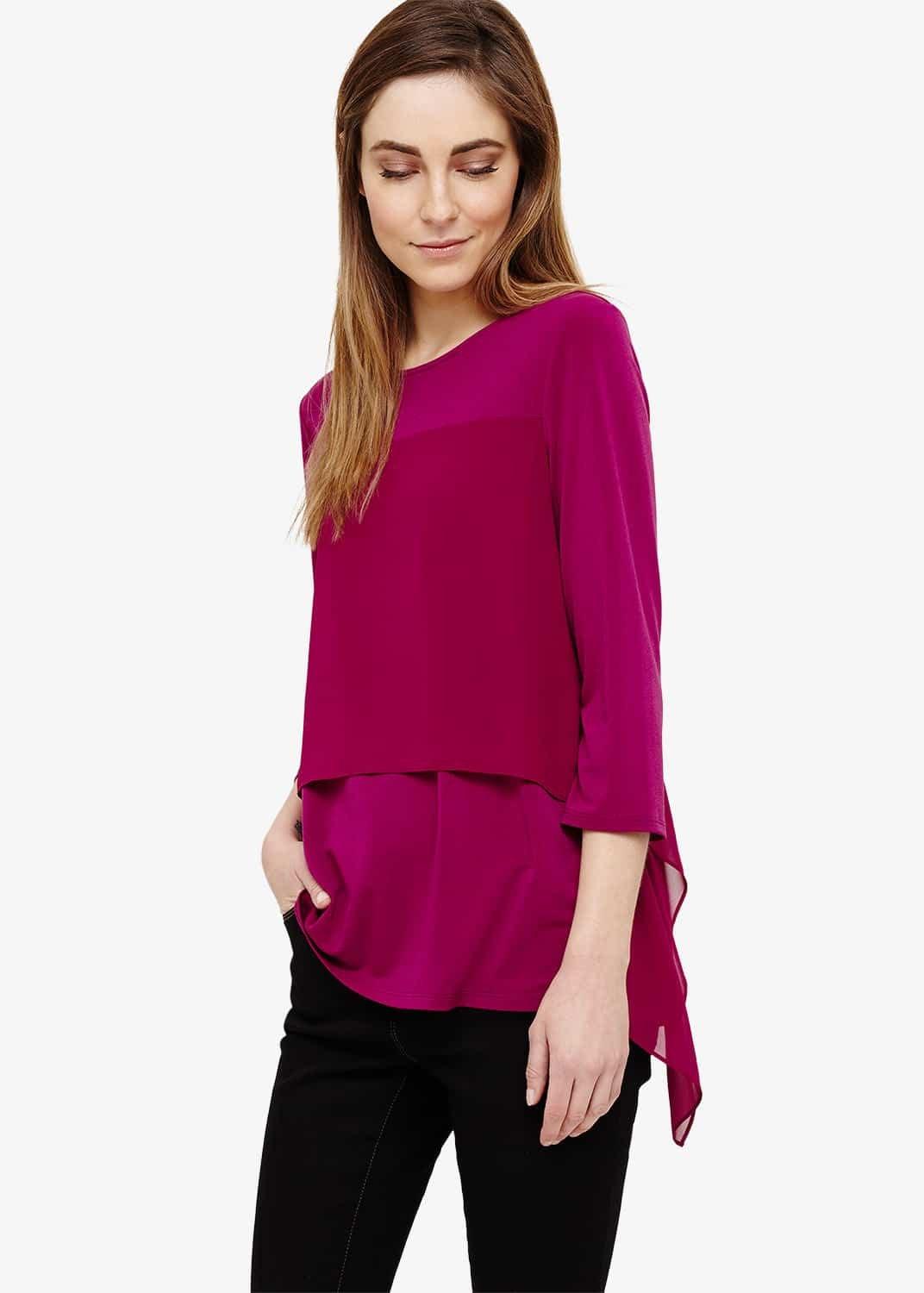 Wynne Woven Layer Top
