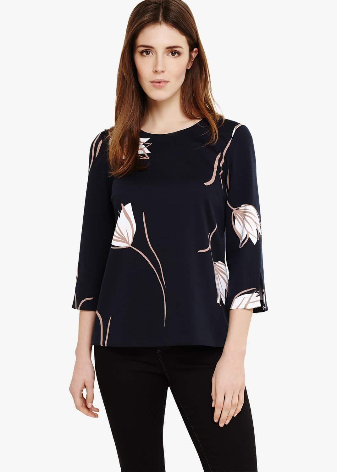 Tulip Print Floral Top