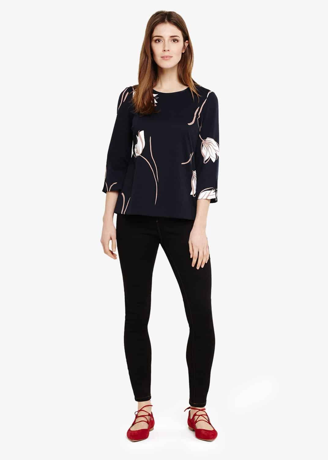 Tulip Print Floral Top