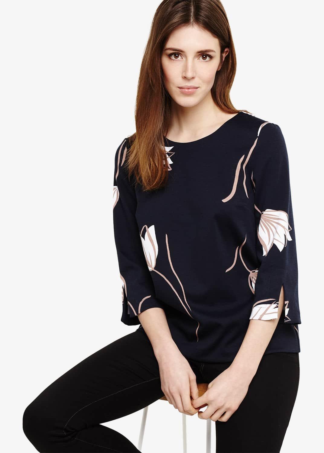 Tulip Print Floral Top