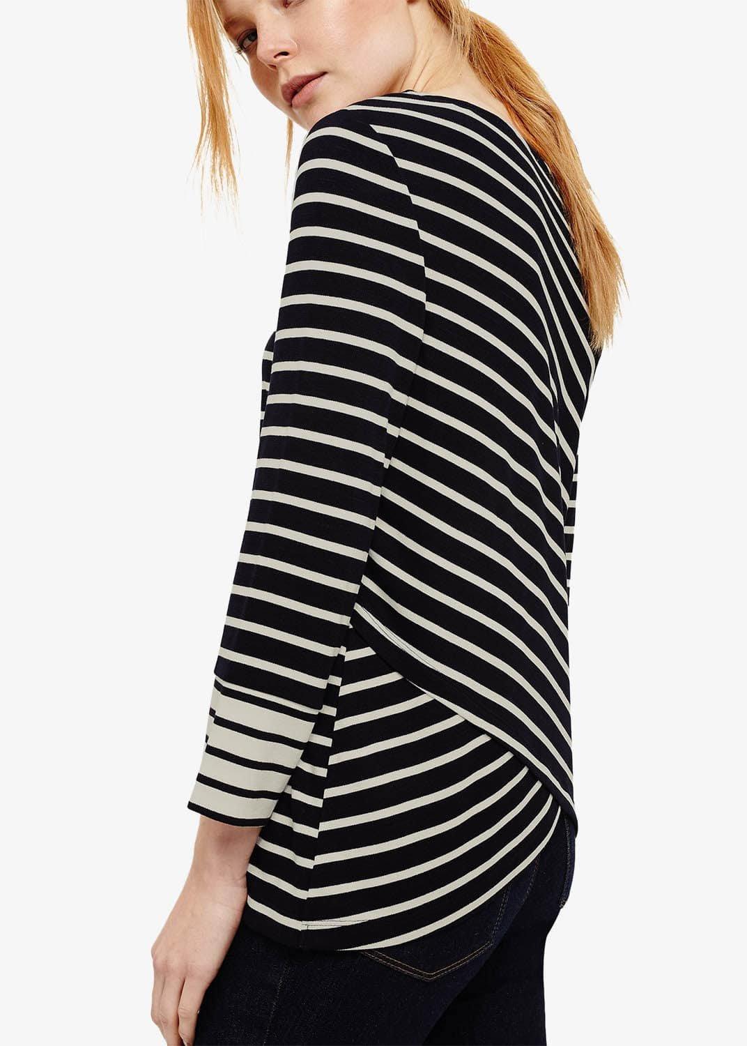 Stevie Cross Back Stripe Top