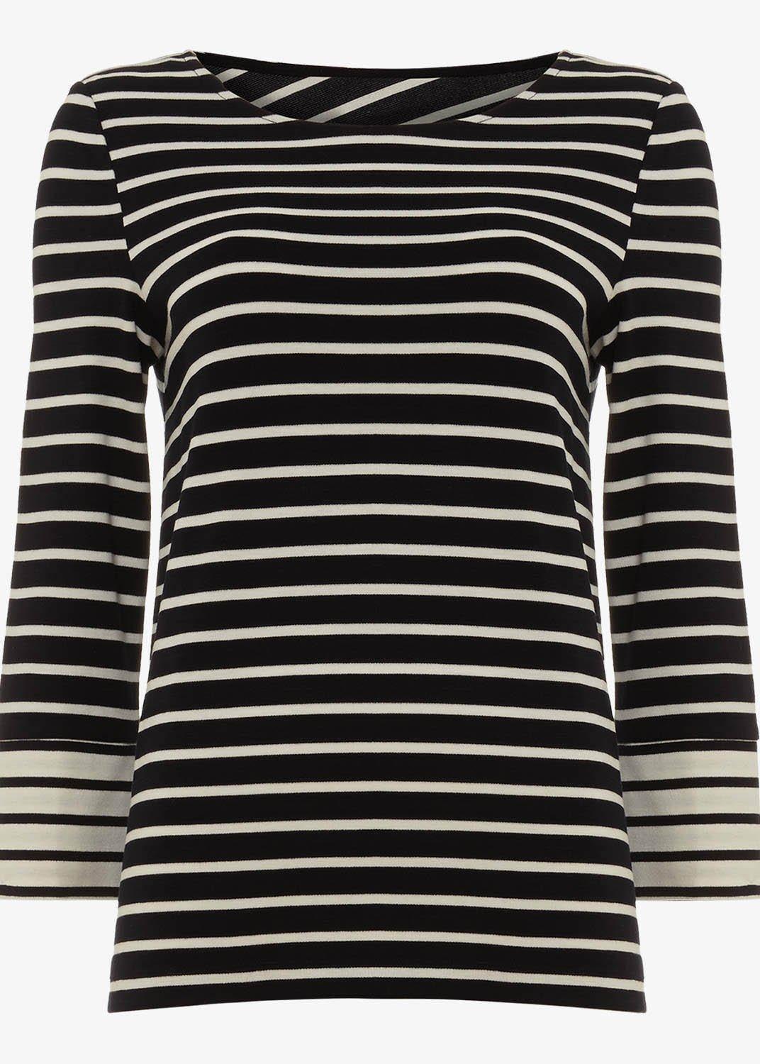 Stevie Cross Back Stripe Top