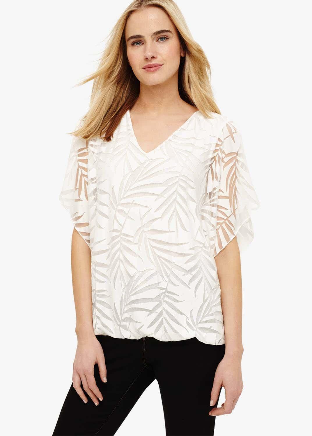Felicia Fern Burnout Top