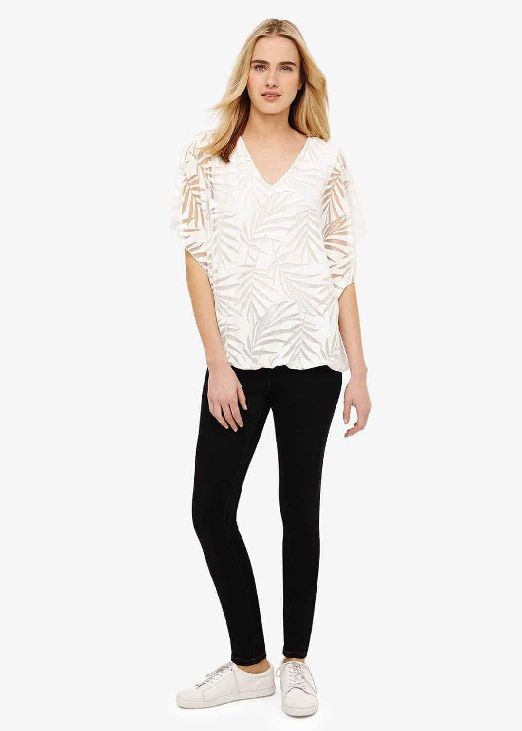 Felicia Fern Burnout Top