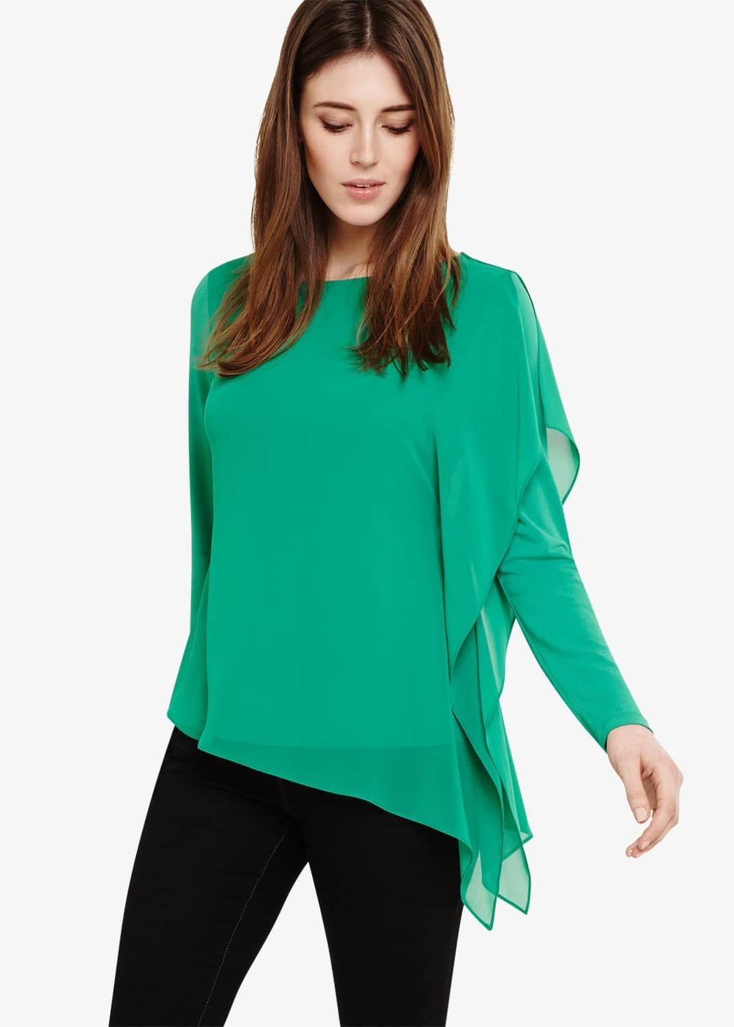 Camille Chiffon Layer Top