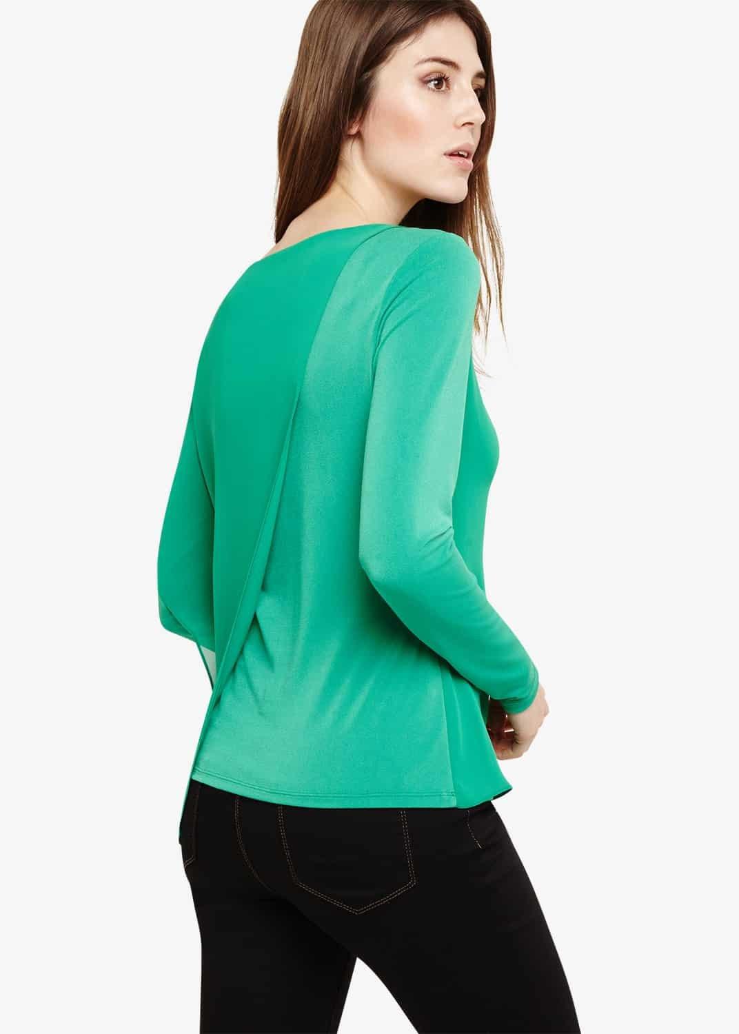 Camille Chiffon Layer Top