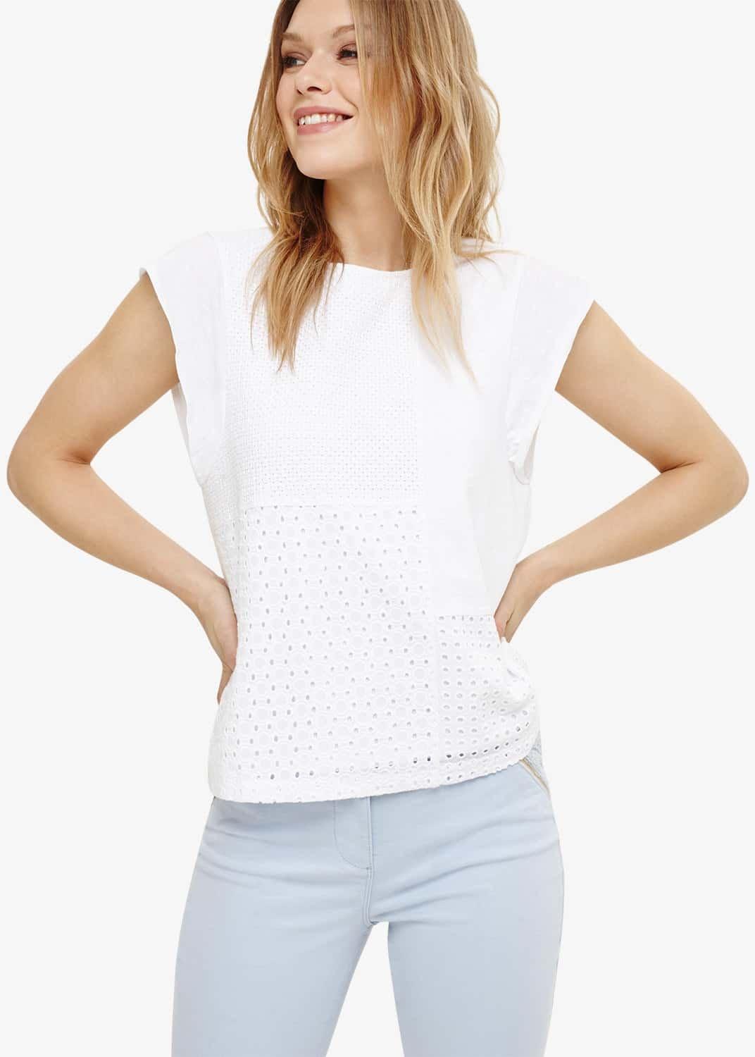 Bel Cotton Broderie Top
