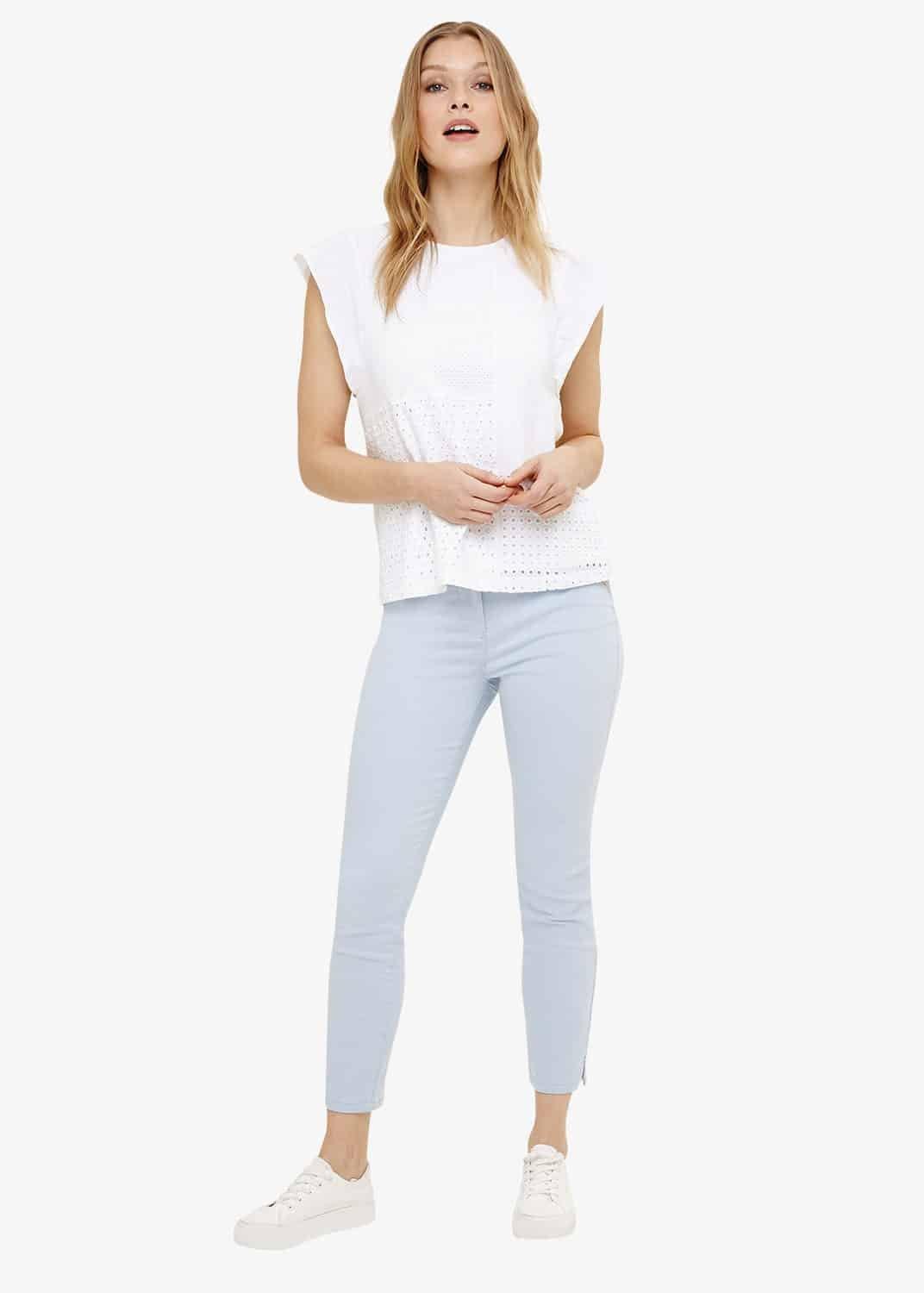 Bel Cotton Broderie Top
