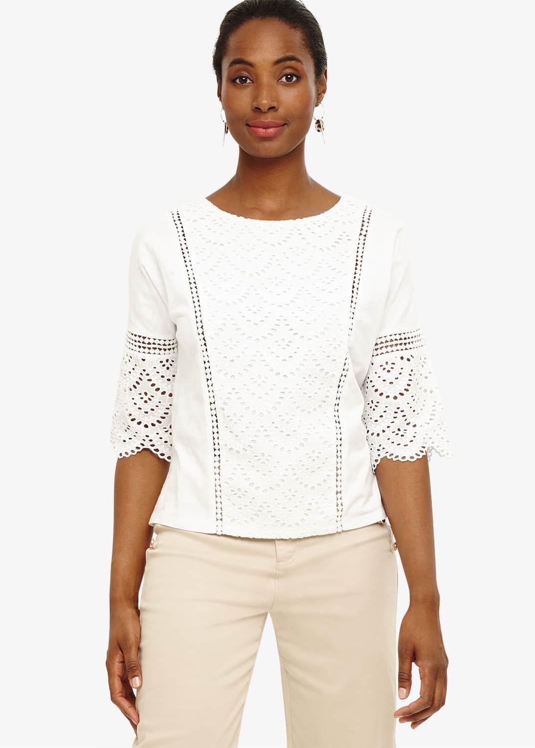 Celeste Crochet Front Top