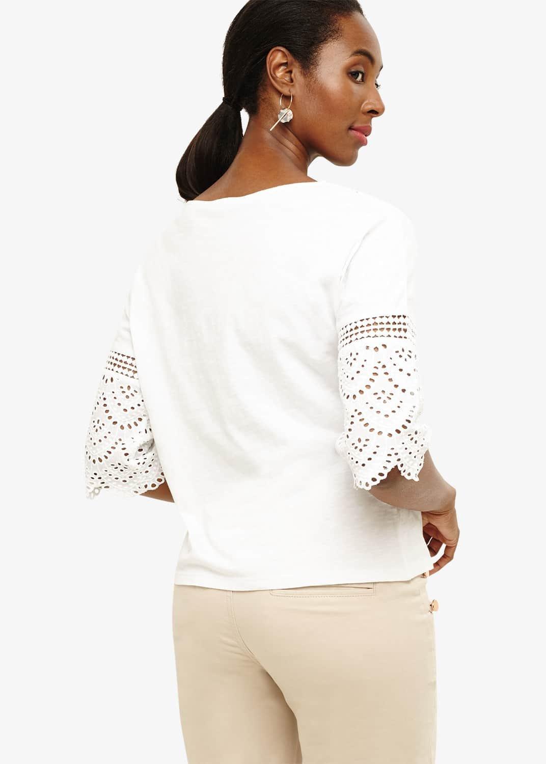 Celeste Crochet Front Top