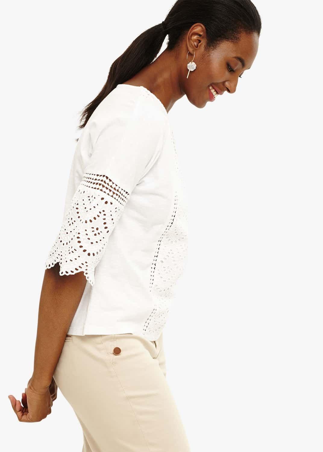 Celeste Crochet Front Top