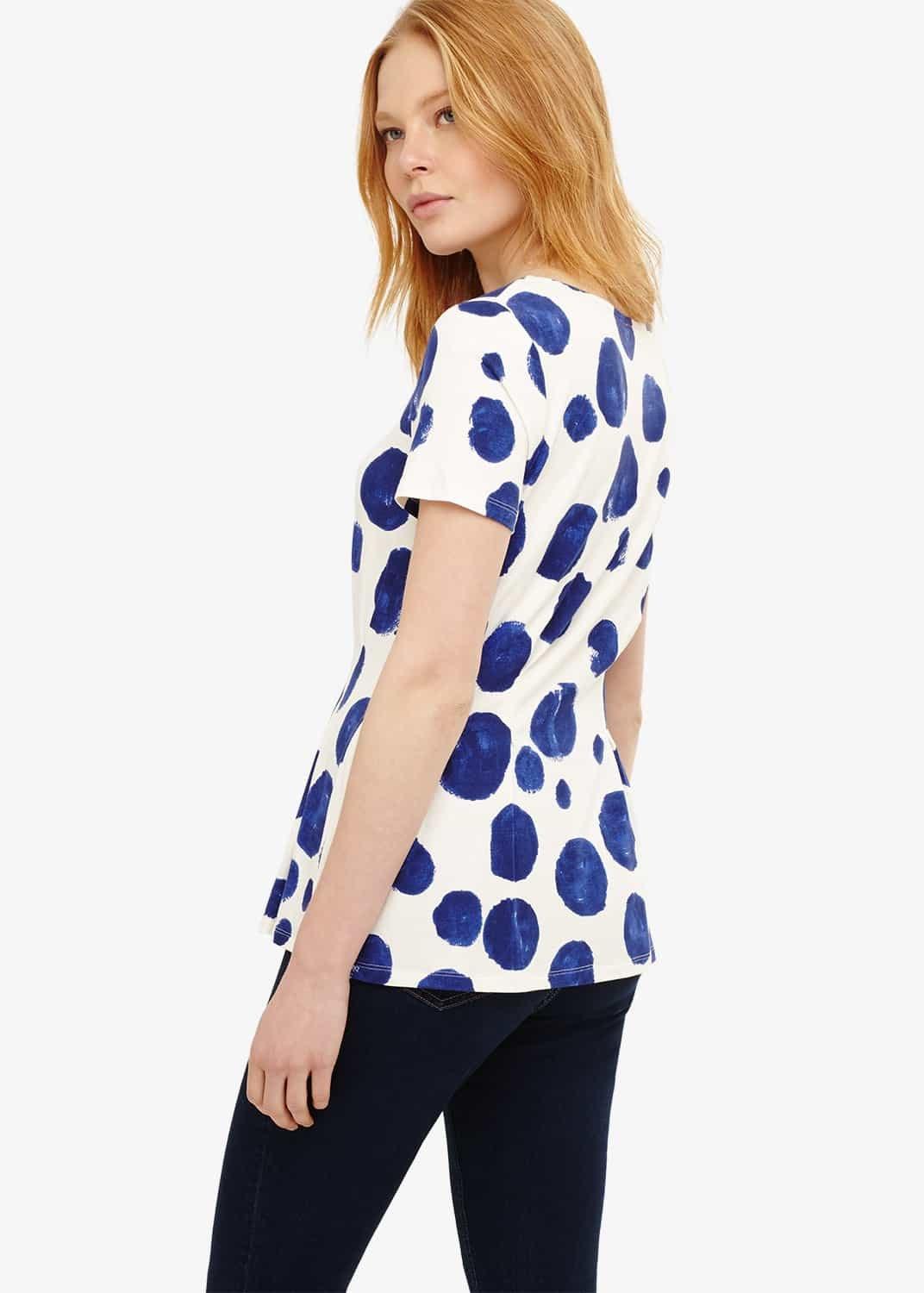 Eualia Spot Print Top