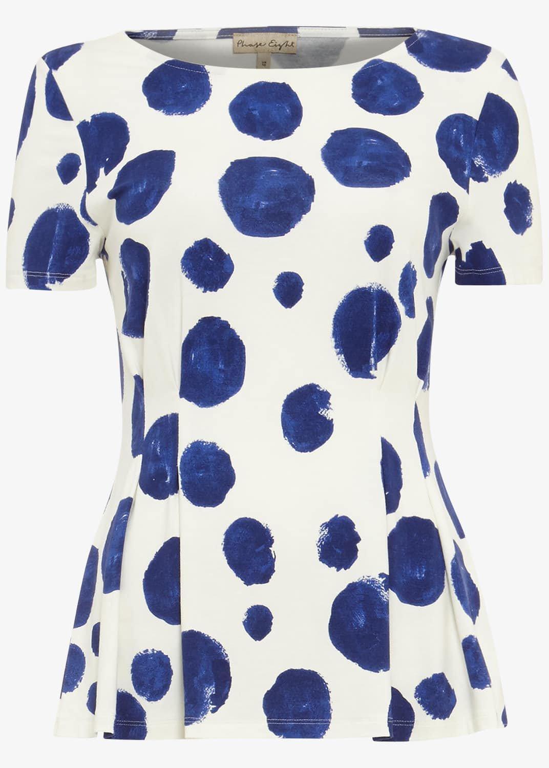 Eualia Spot Print Top