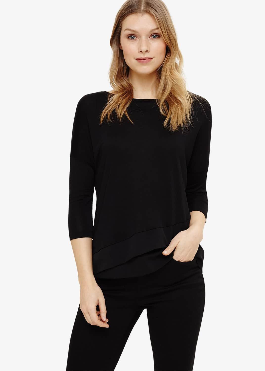 Cherie Cross Hem Top