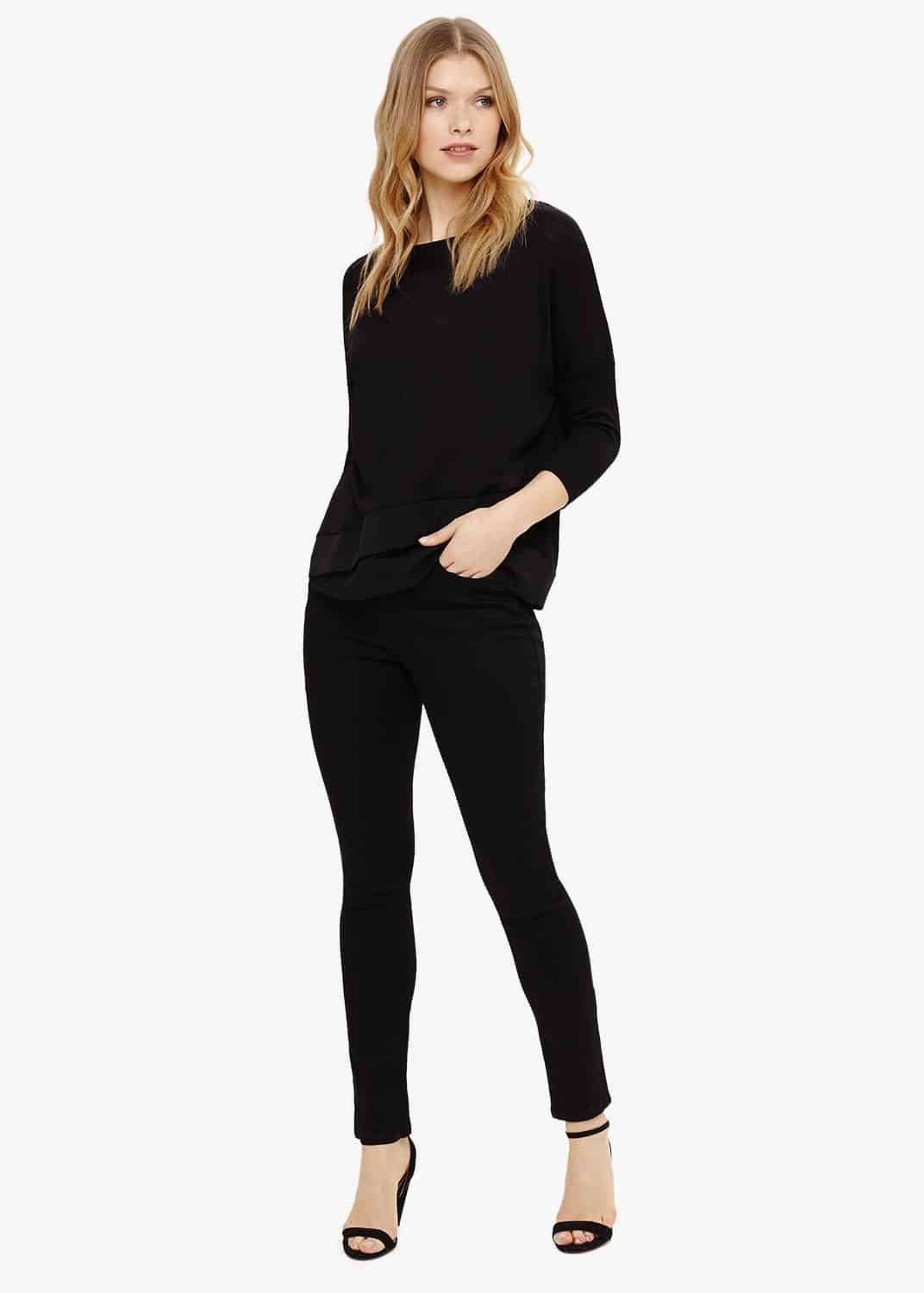 Cherie Cross Hem Top