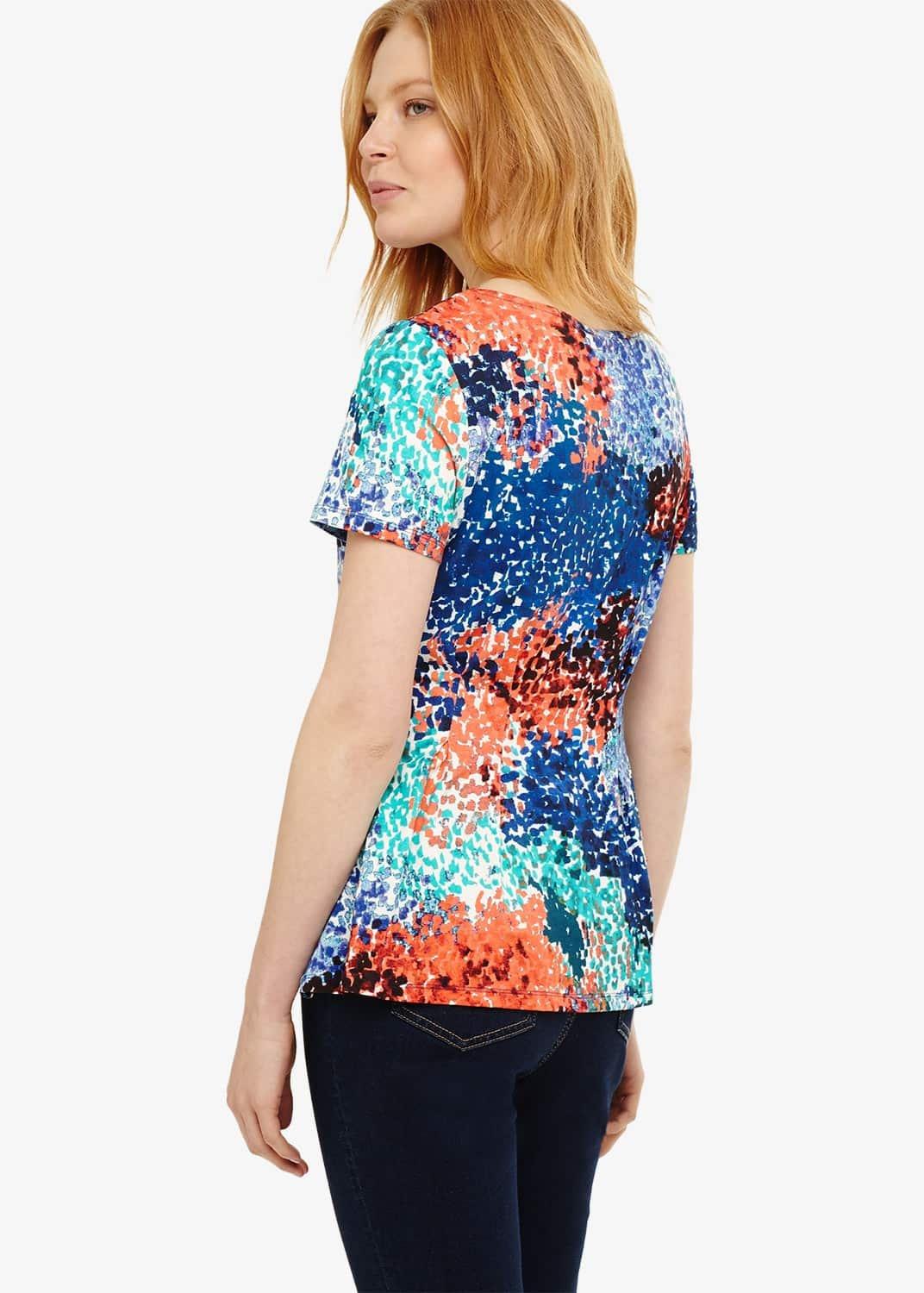 Nela Pleated Peplum Top