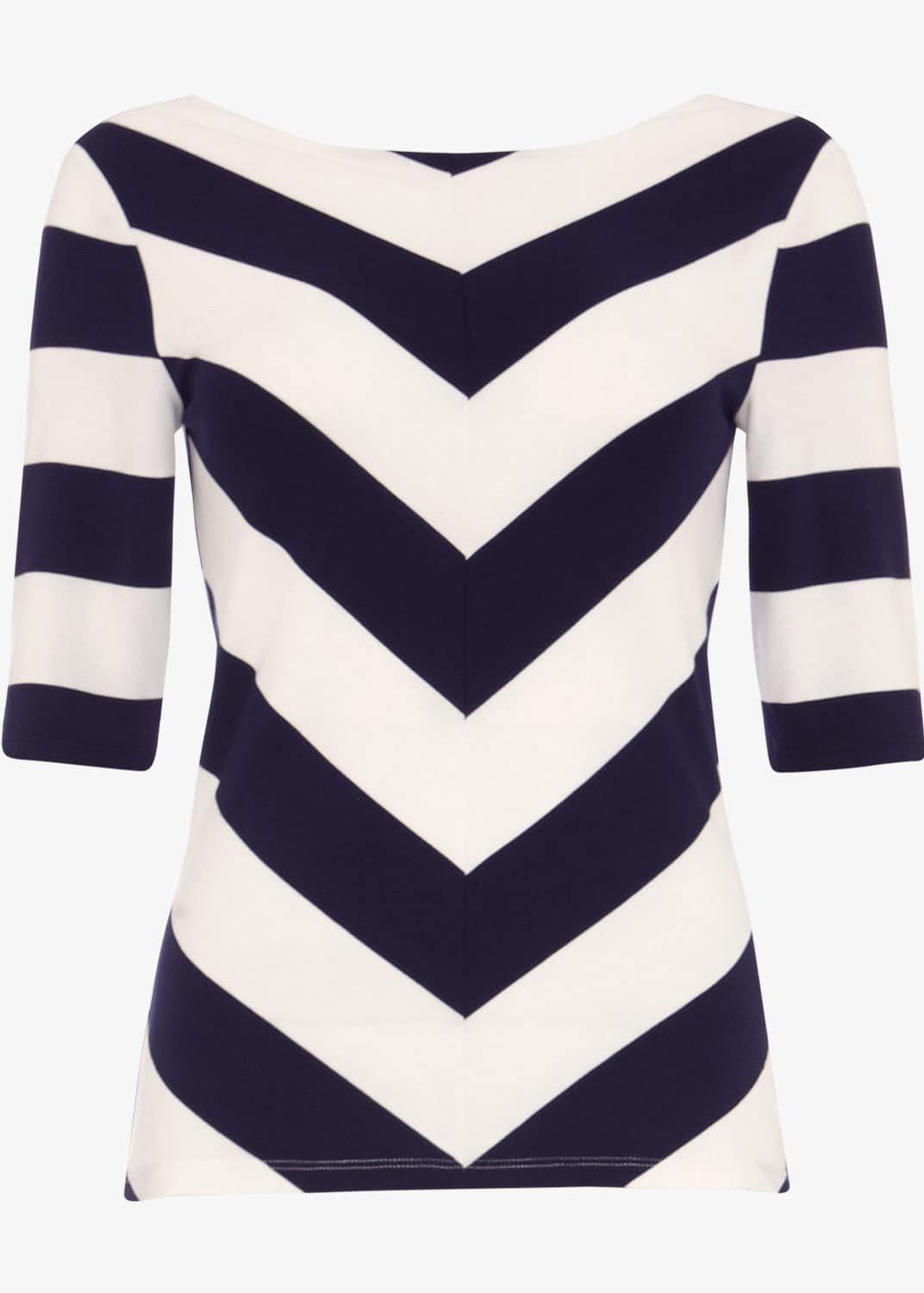 Chelsea Chevron Stripe Top