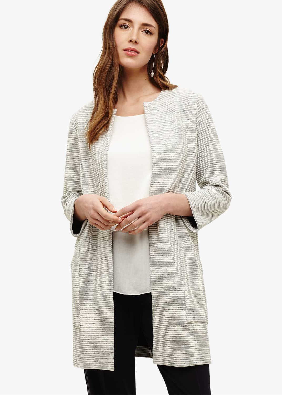 Mahalia Marl Ottoman Coatigan