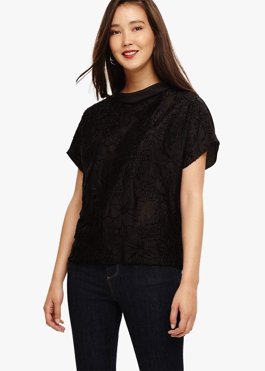 Jo Jacquard Top