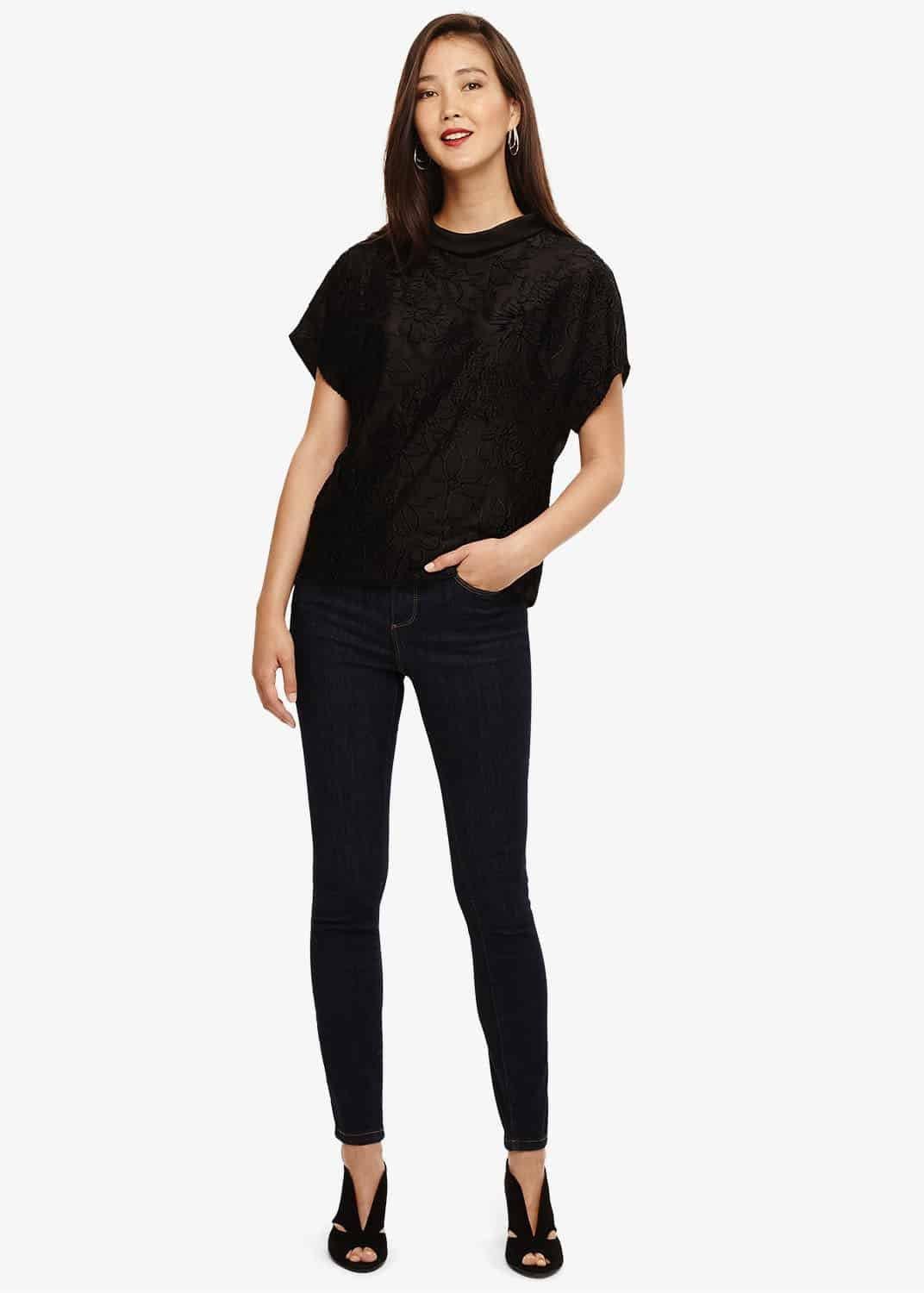 Jo Jacquard Top
