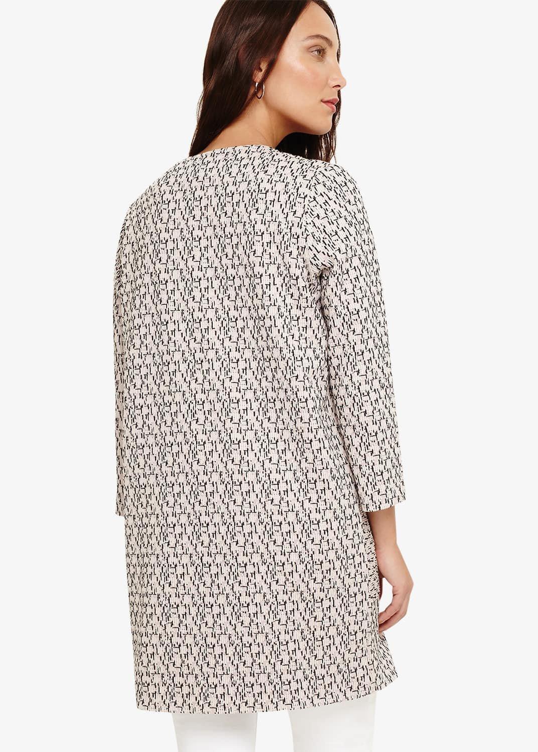 Patsy Pink Jacquard Coatigan