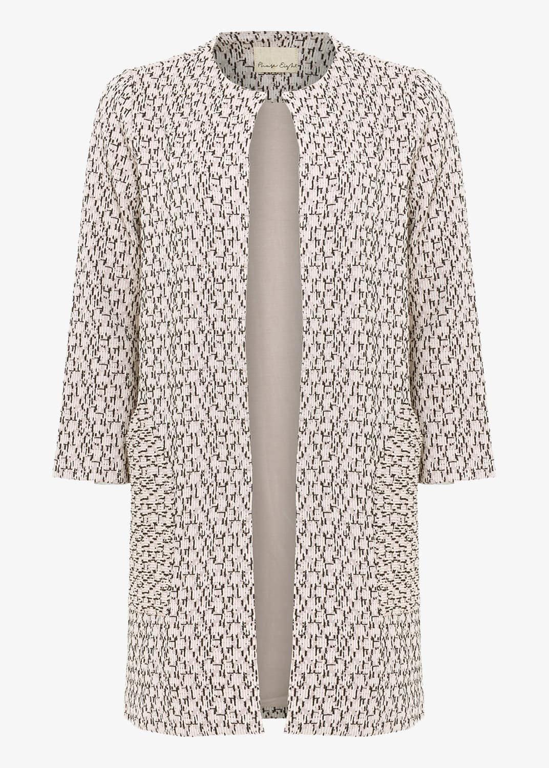 Patsy Pink Jacquard Coatigan