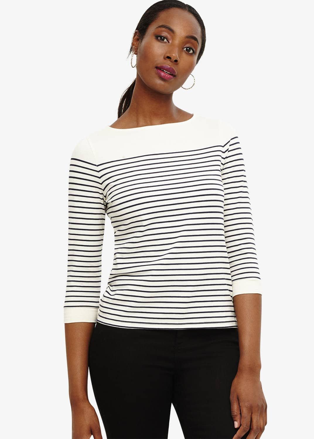 Bethanie Breton Stripe Top