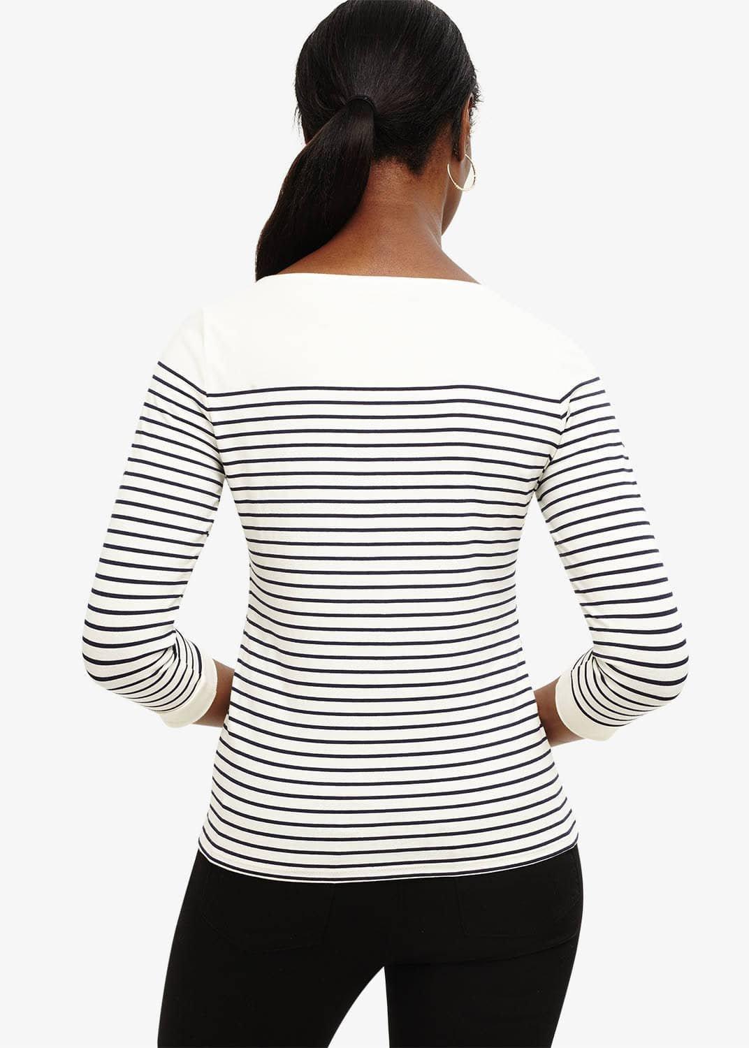 Bethanie Breton Stripe Top