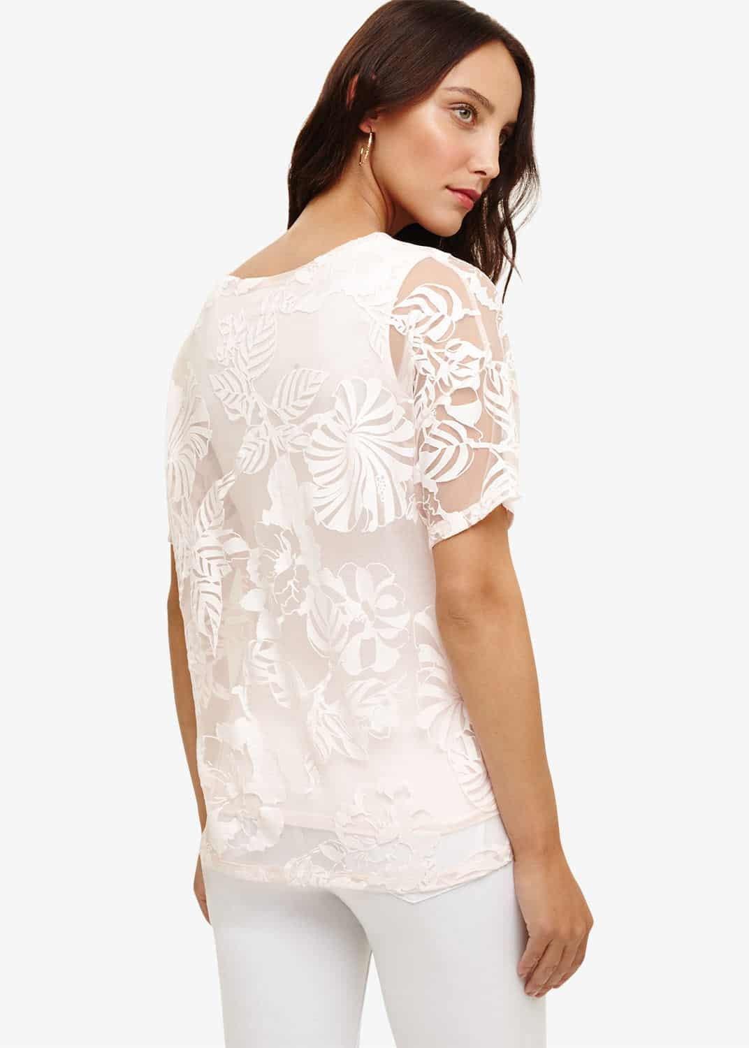 Beth Bubble Burnout Top