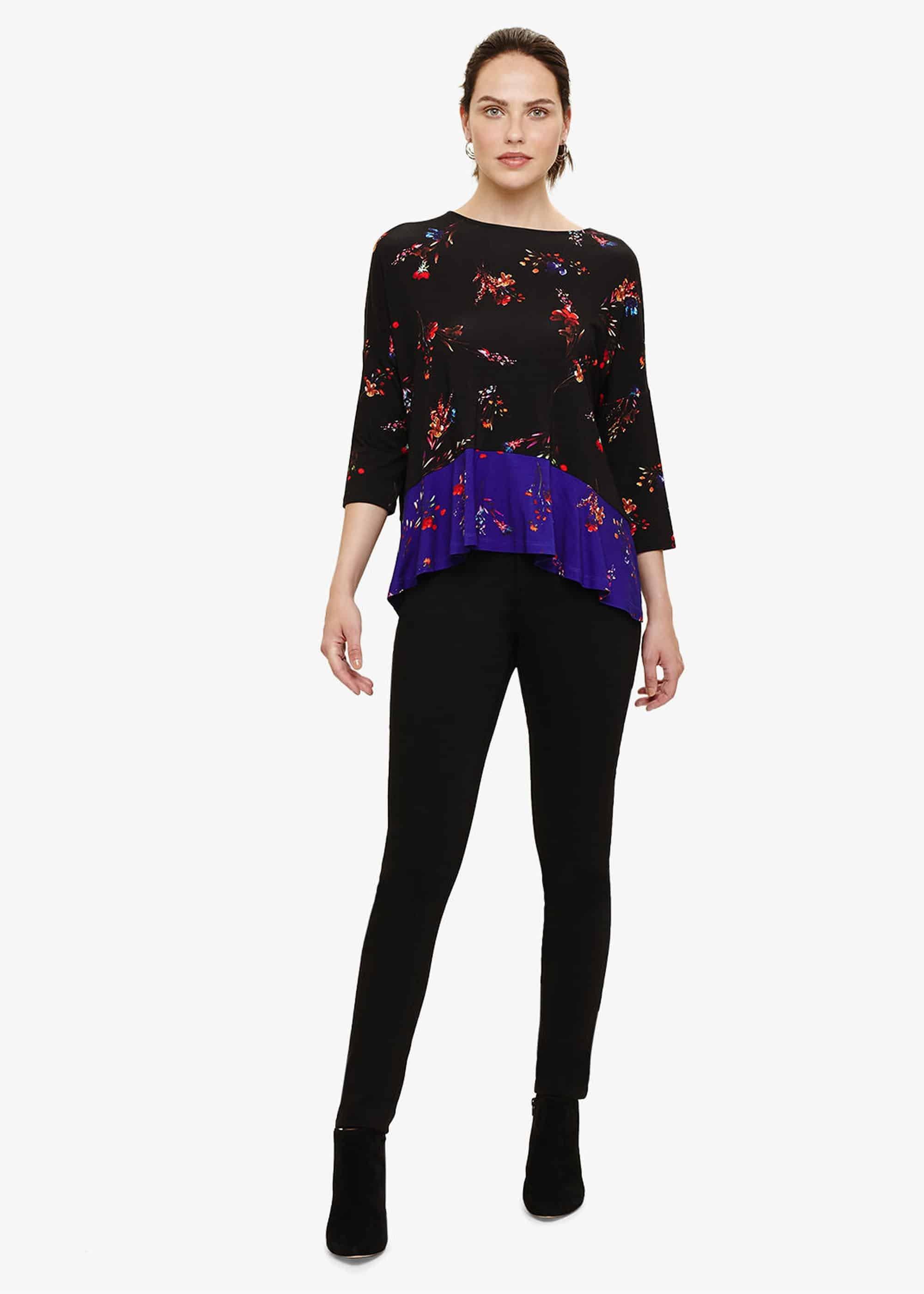 Elysia Mixed Print Top