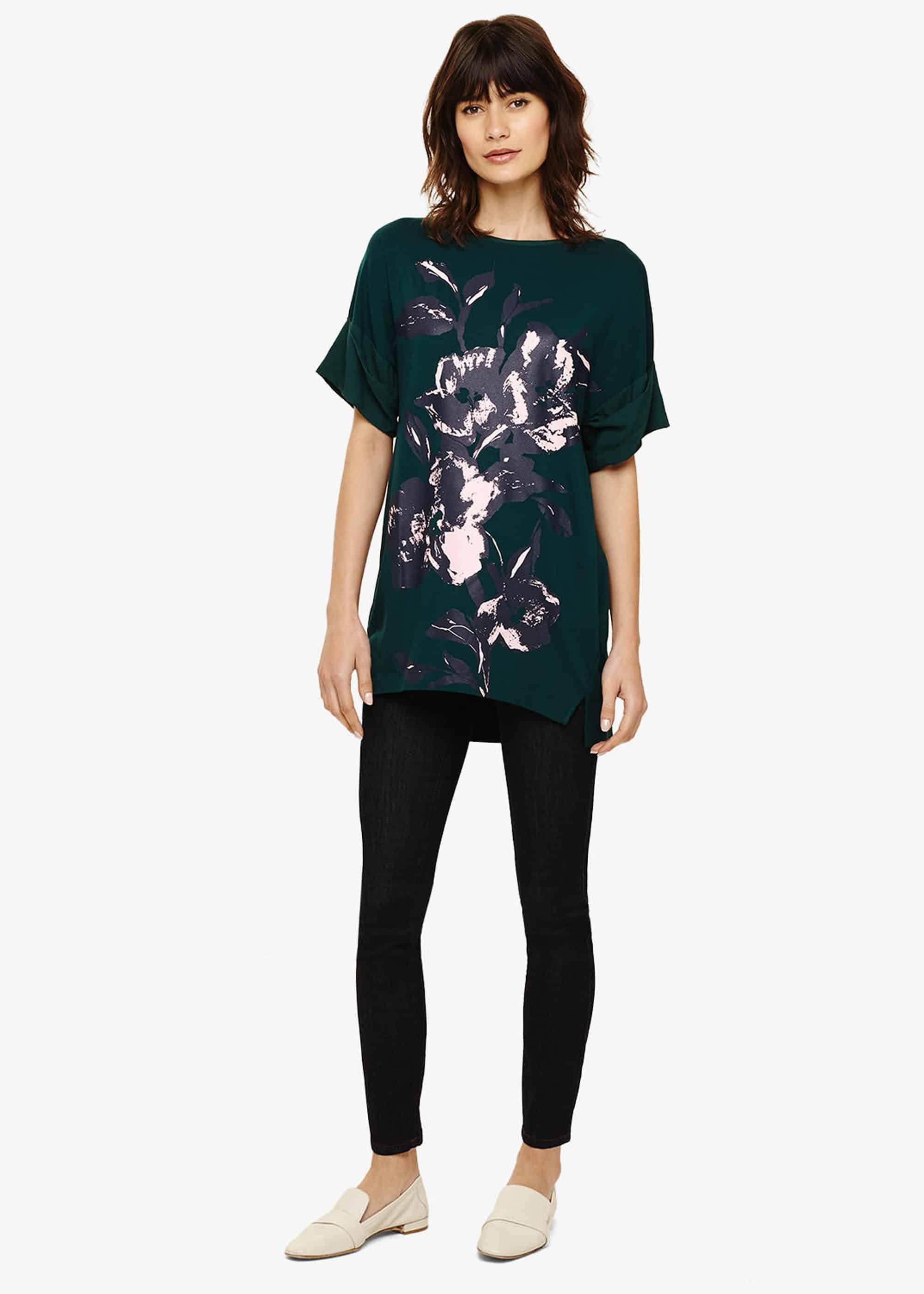 Adelia Floral Print Tunic