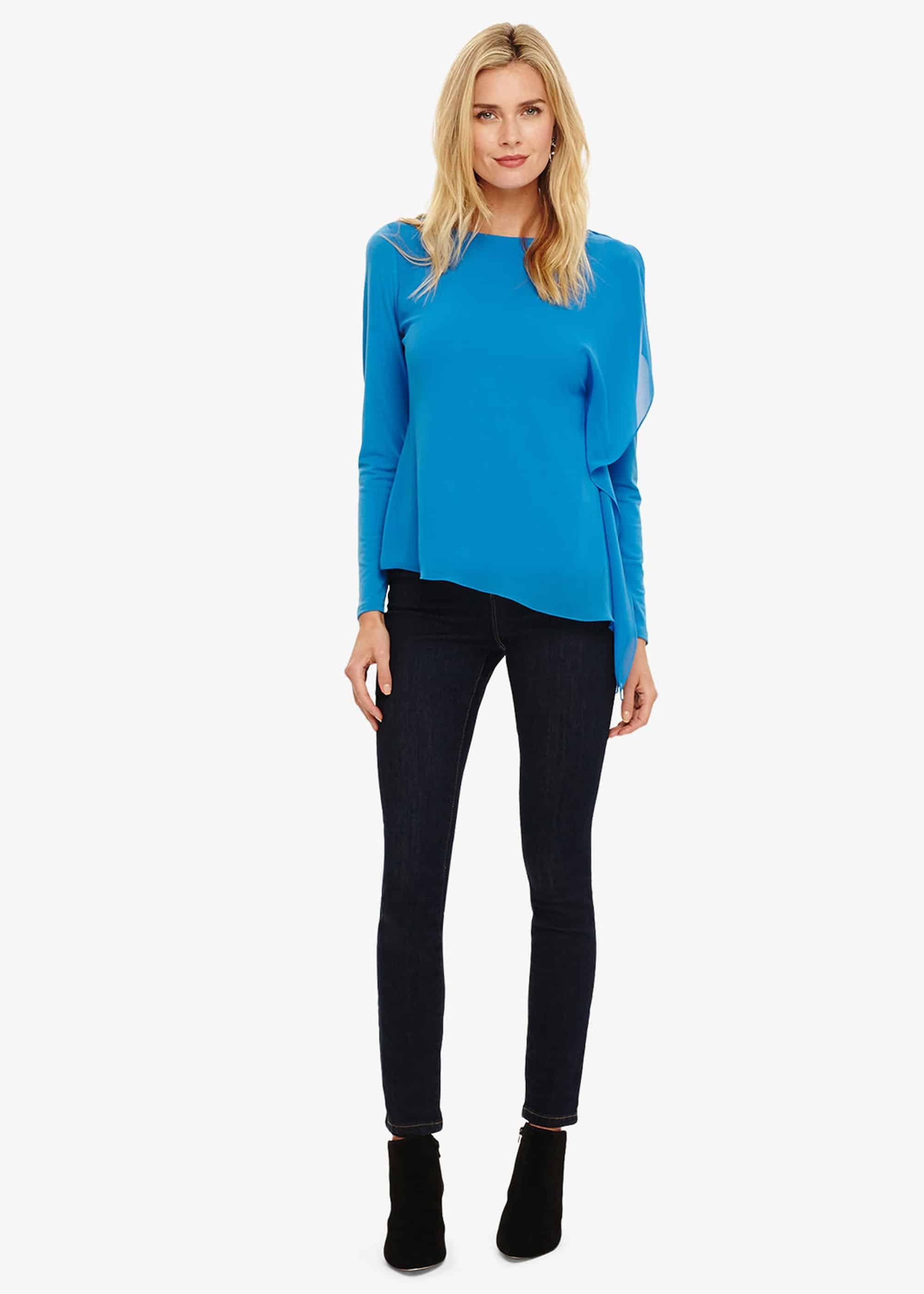Camille Chiffon Drape Top