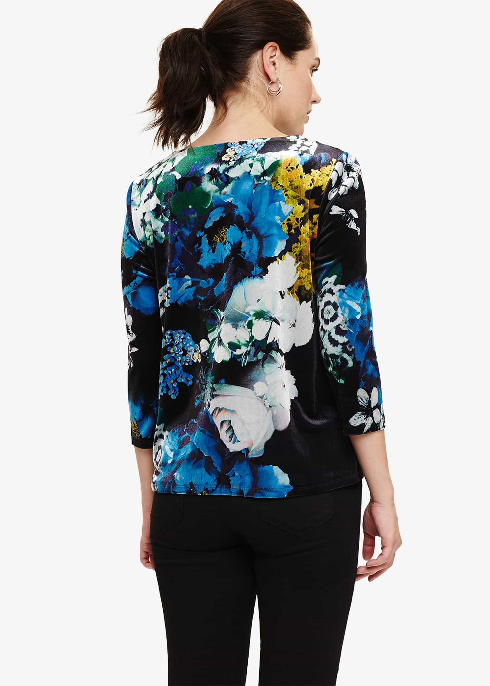 Kingsley Floral Velvet Top