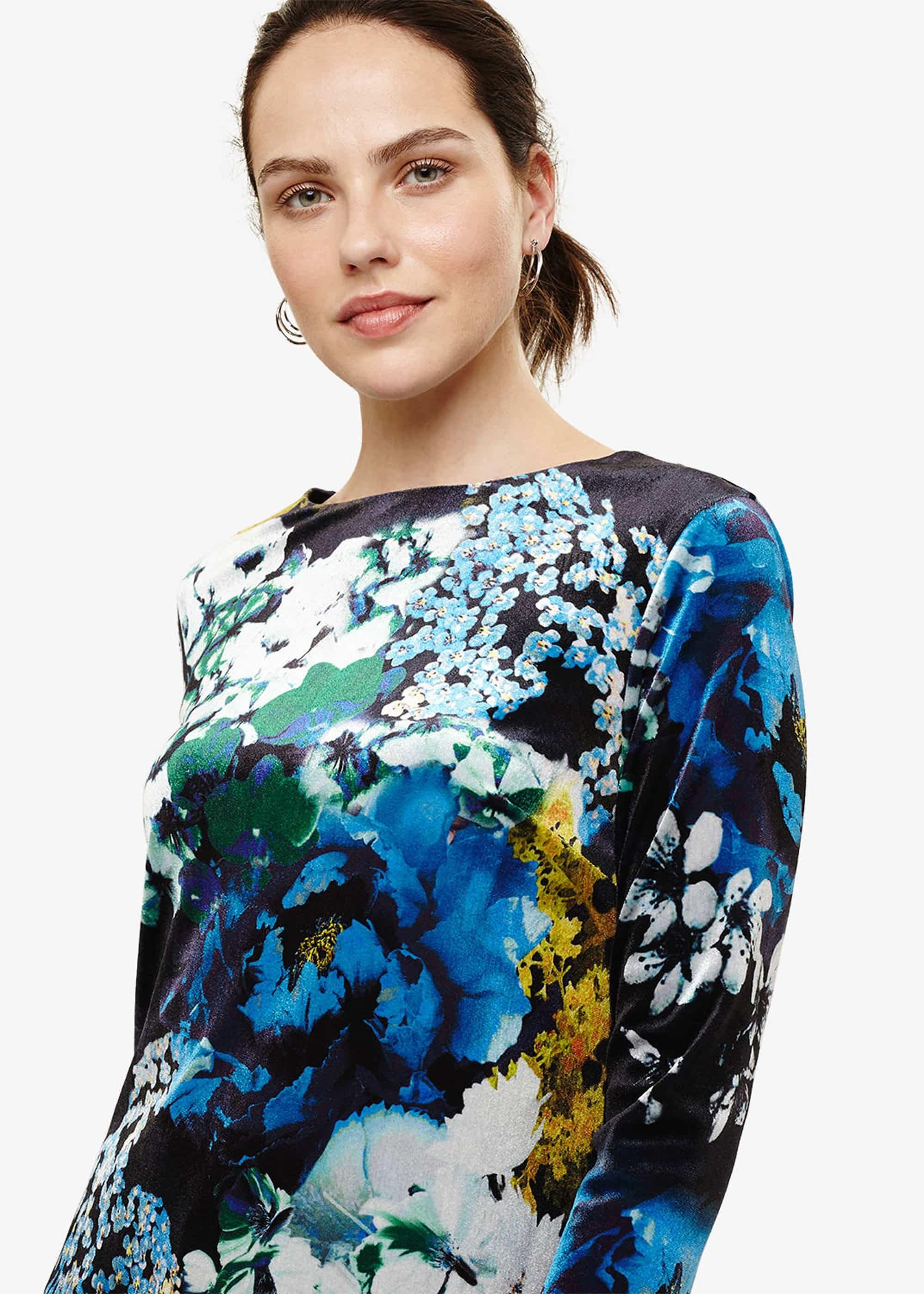 Kingsley Floral Velvet Top