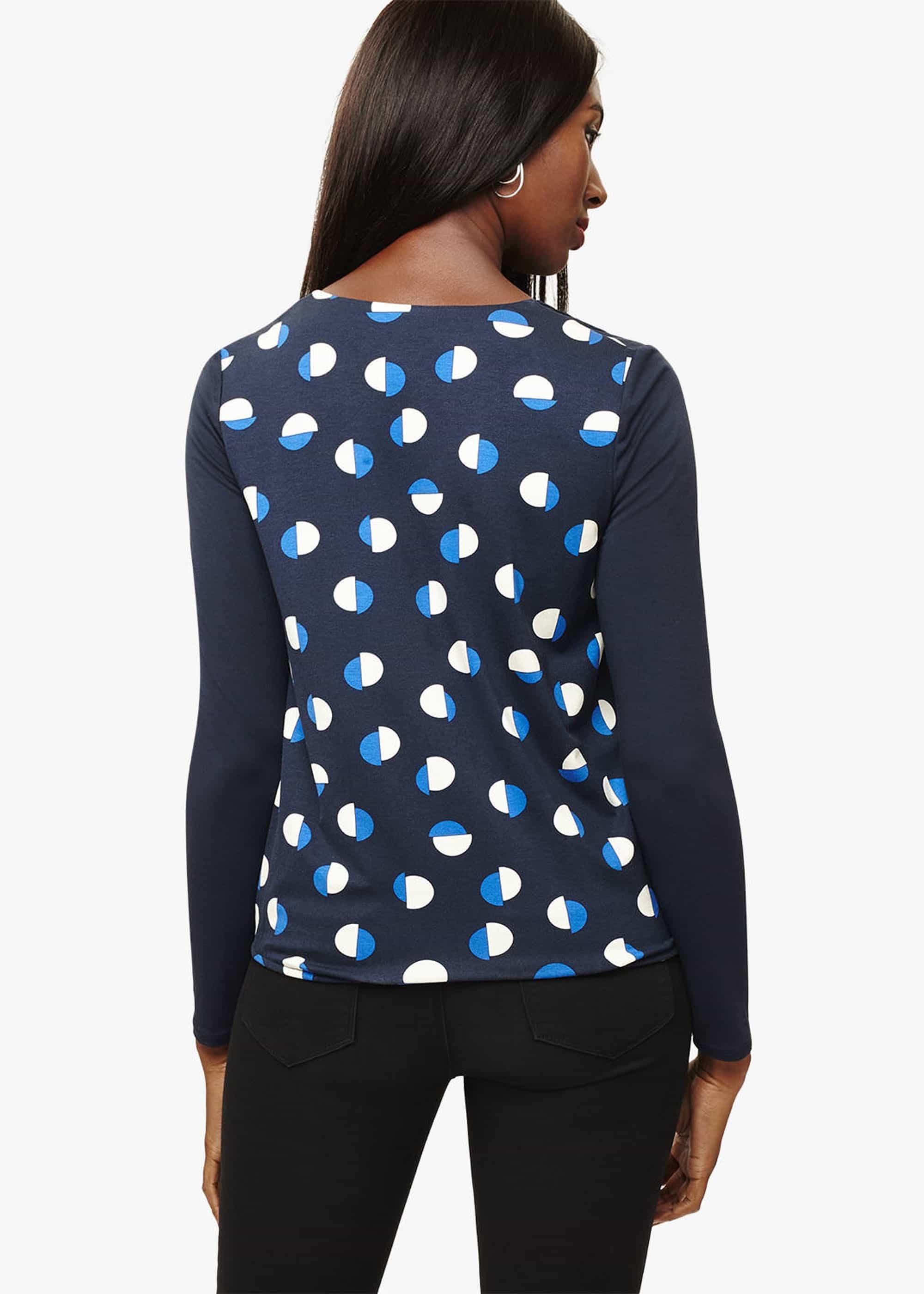 Orly Spot Print Top