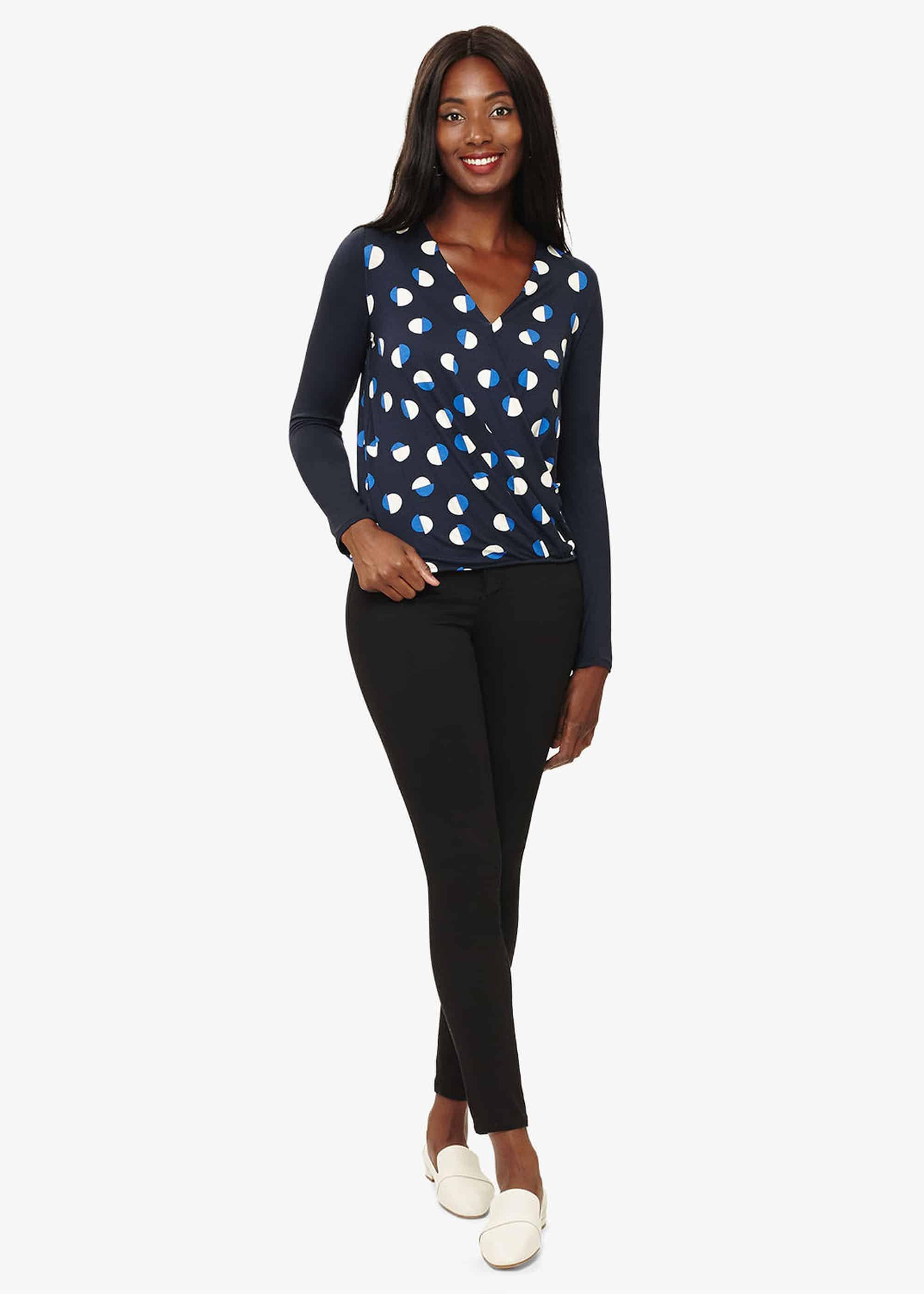 Orly Spot Print Top