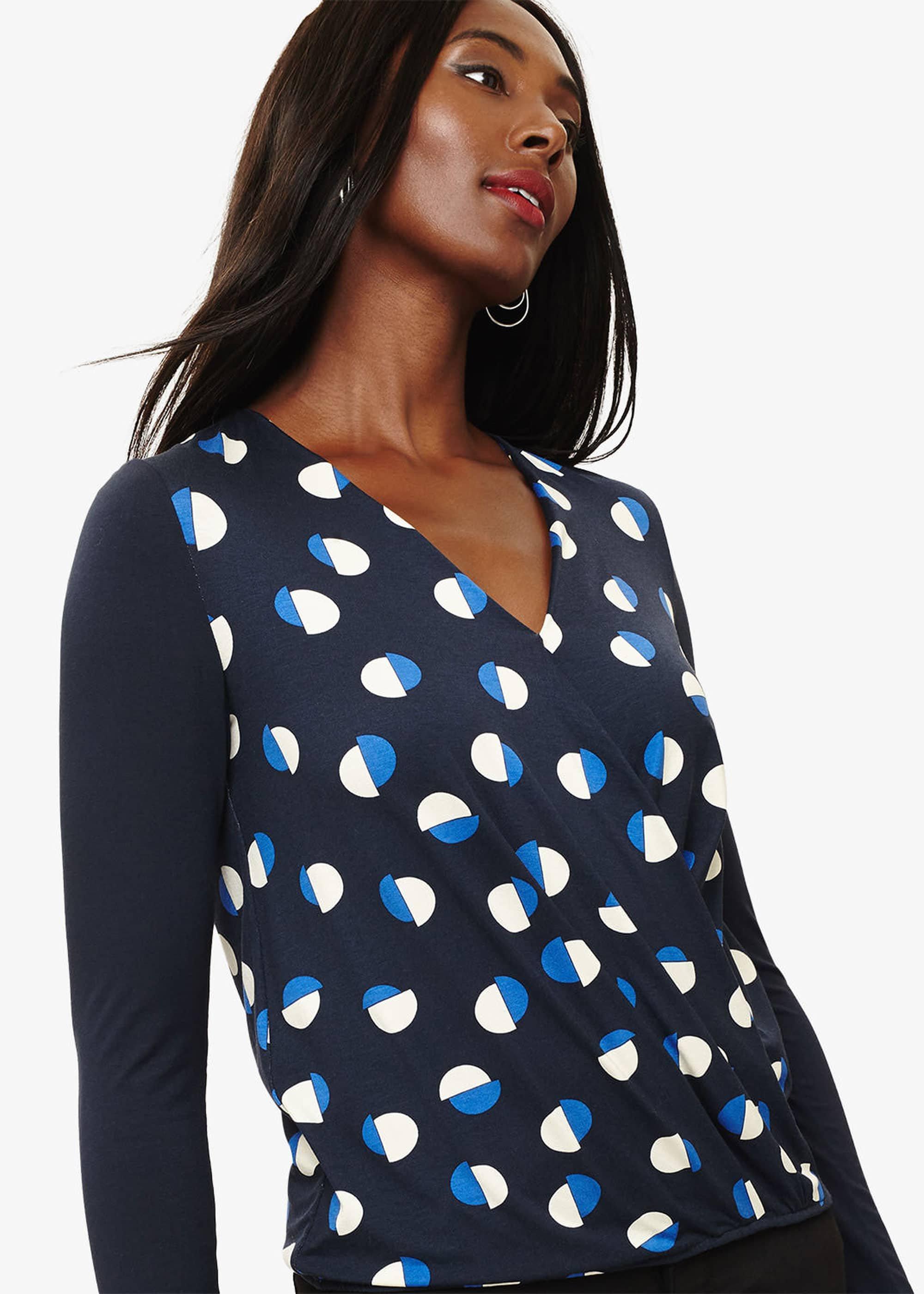 Orly Spot Print Top