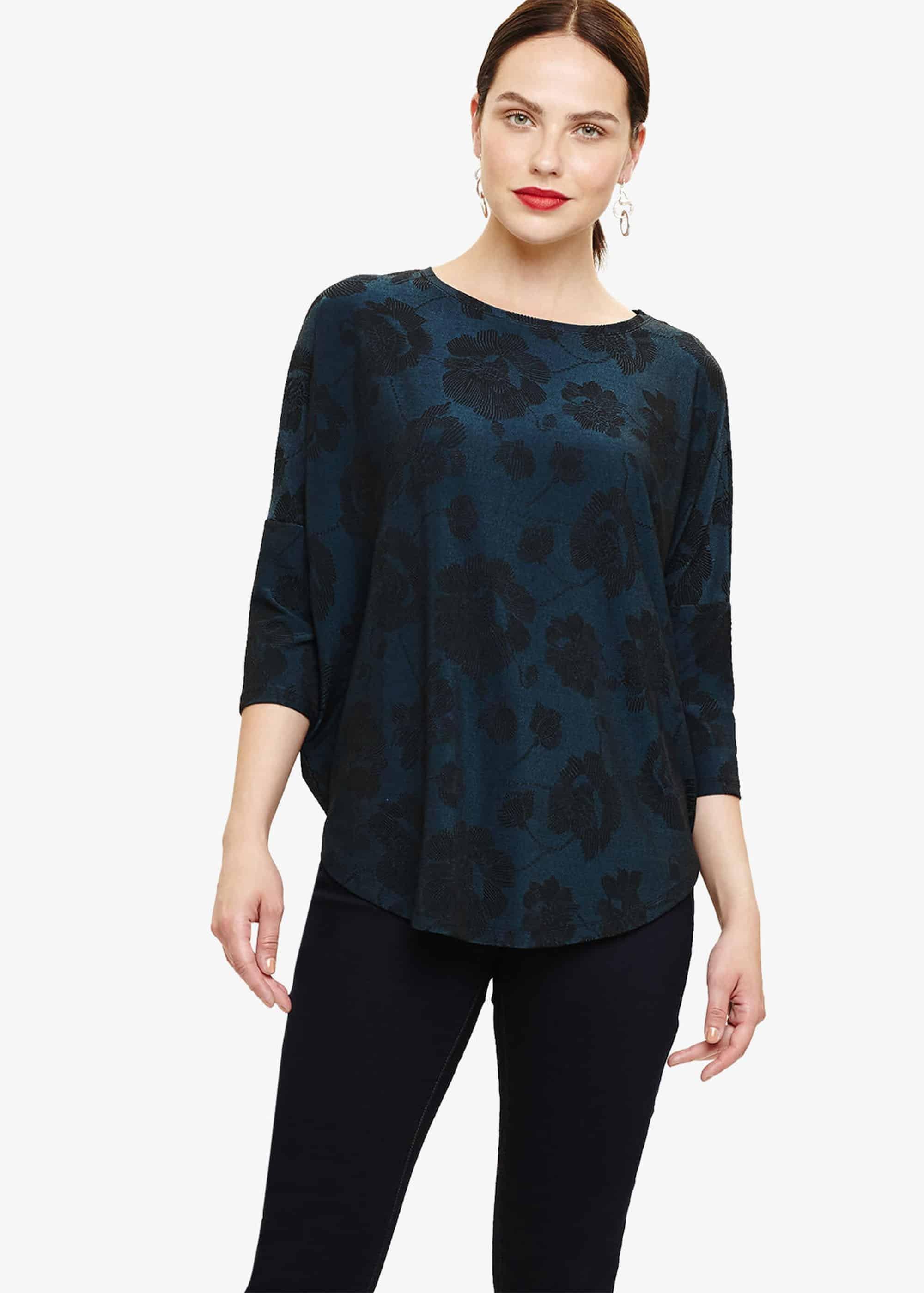 Catrina Floral Jacquard Top