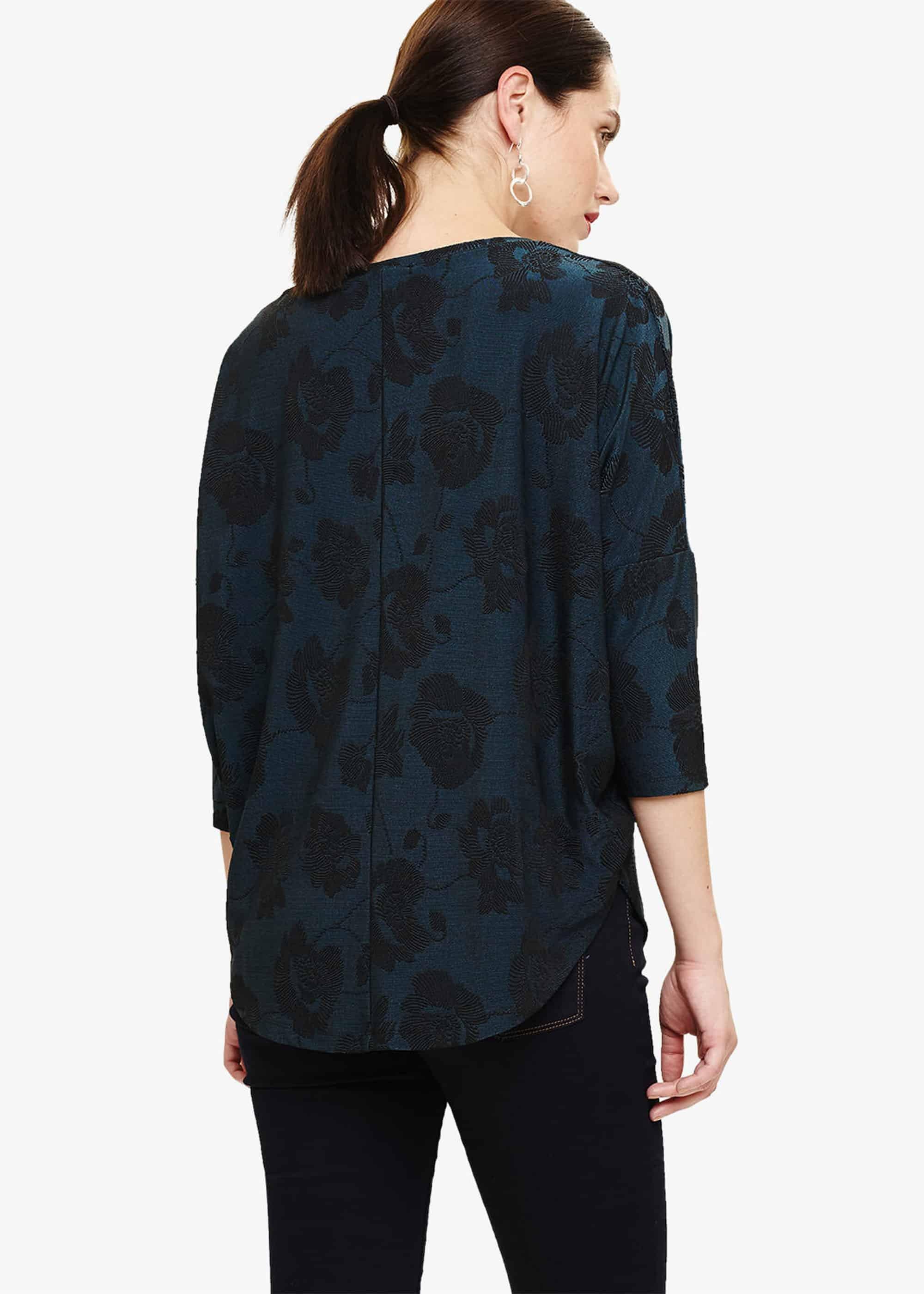 Catrina Floral Jacquard Top