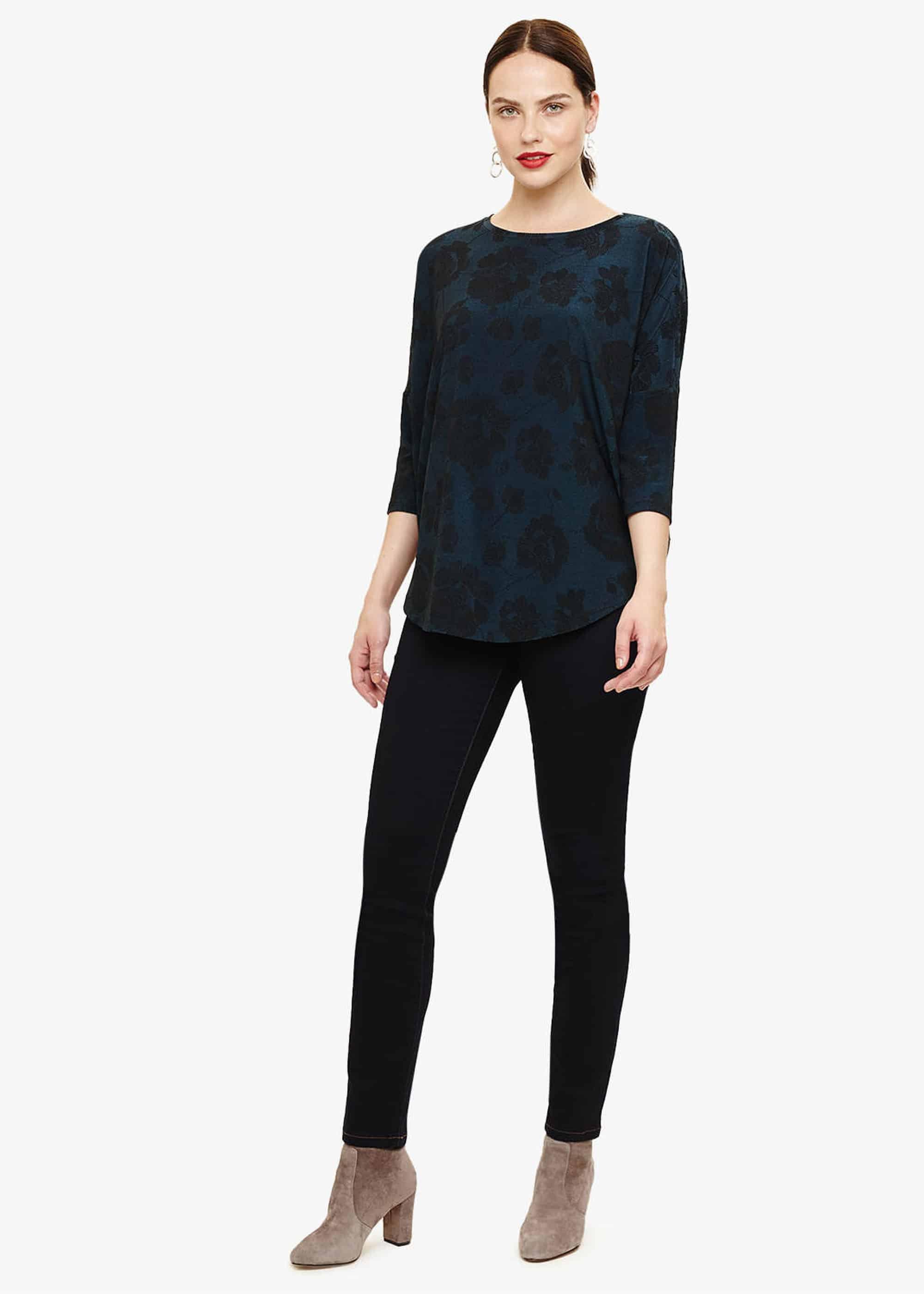 Catrina Floral Jacquard Top