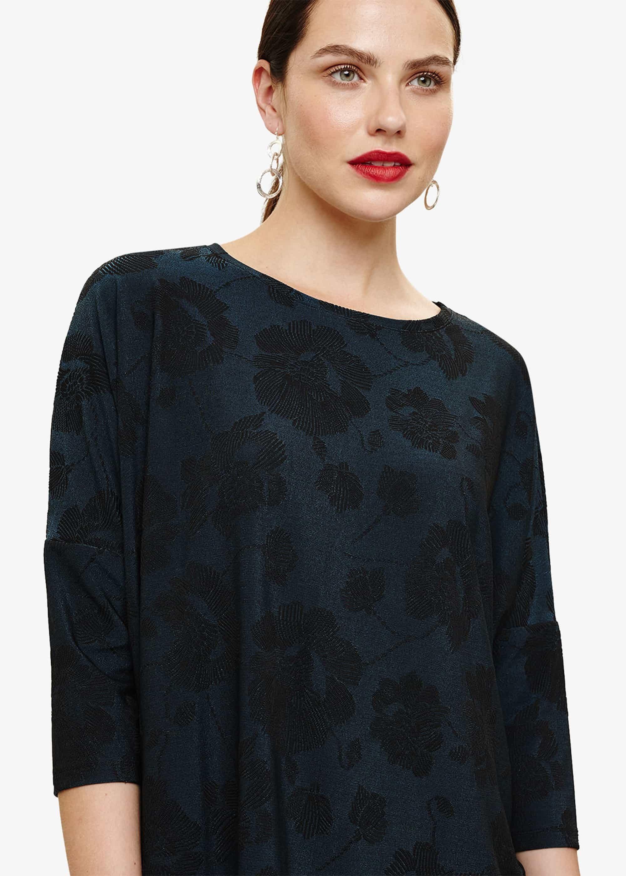 Catrina Floral Jacquard Top